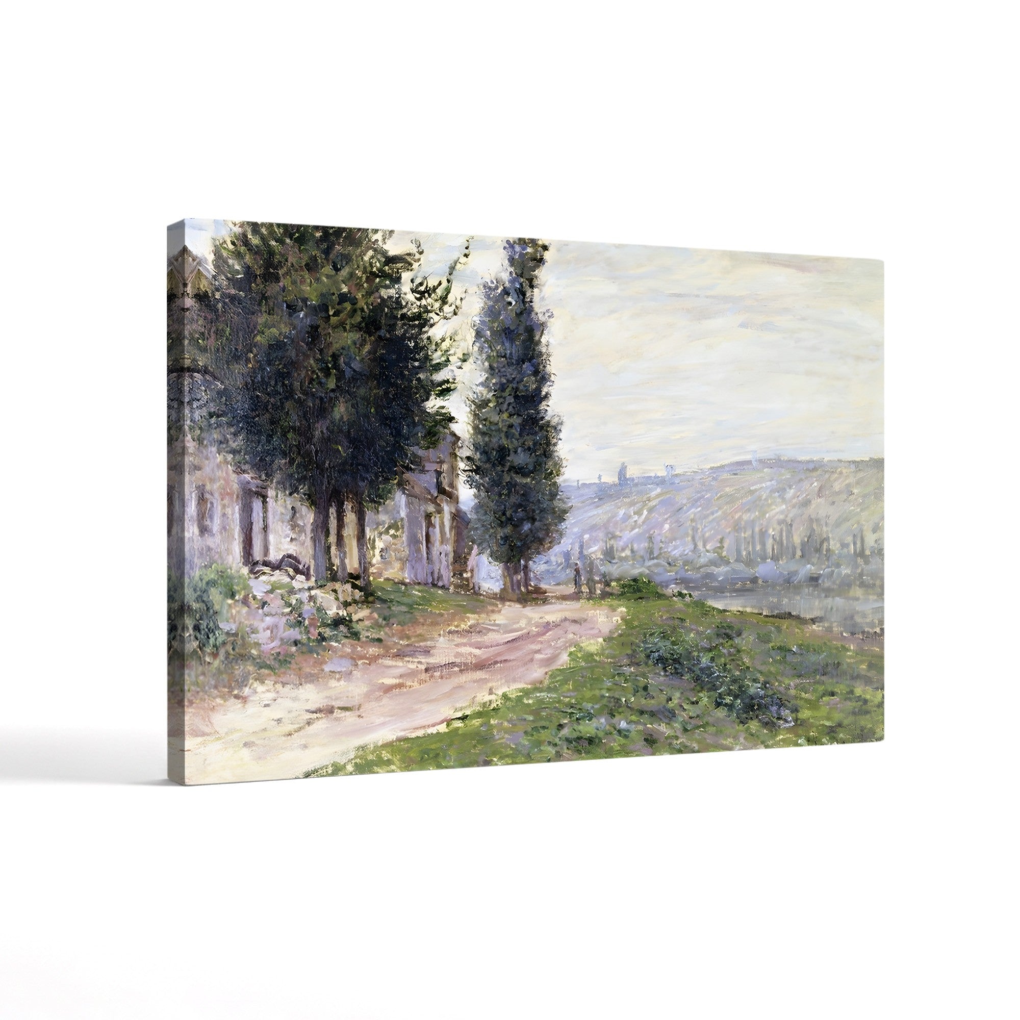 Riverbank at Lavacourt (La Berge à Lavacourt), 1879 by Claude Monet