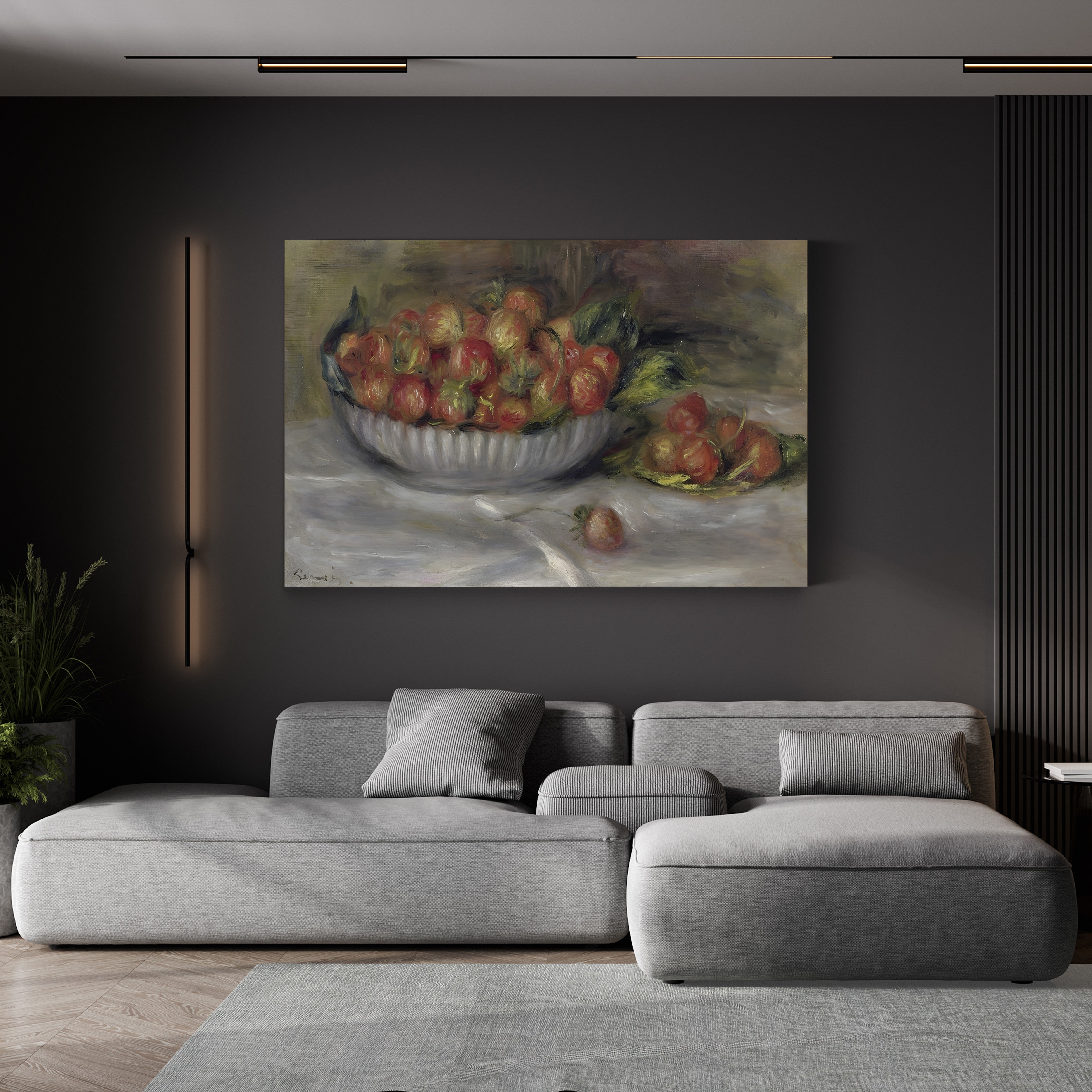 Still Life with Strawberries, 1914 – Renoir Wall Art | Impressionist Canvas