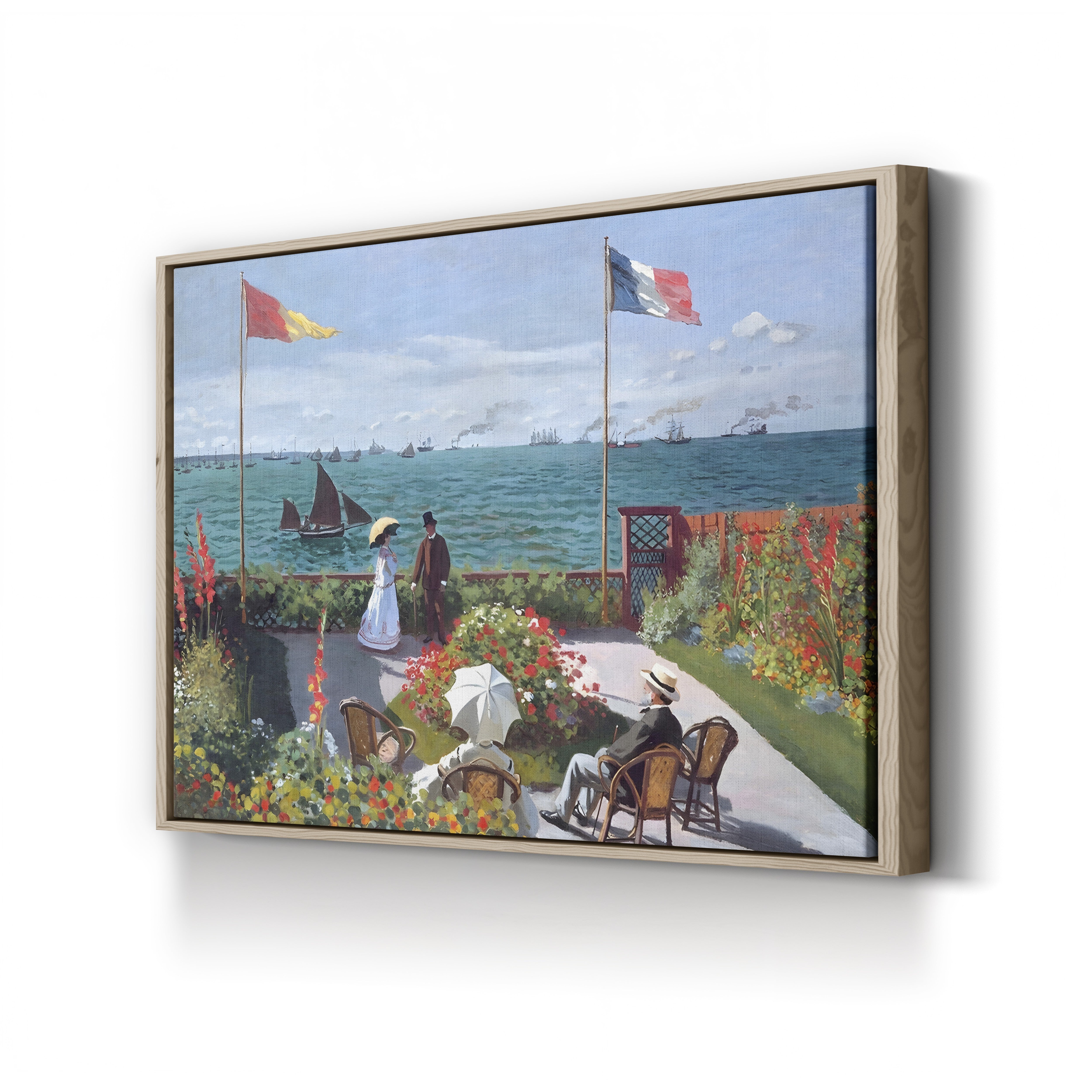 Garden at Sainte-Adresse (Terrasse à Sainte-Adresse), 1867 by Claude Monet