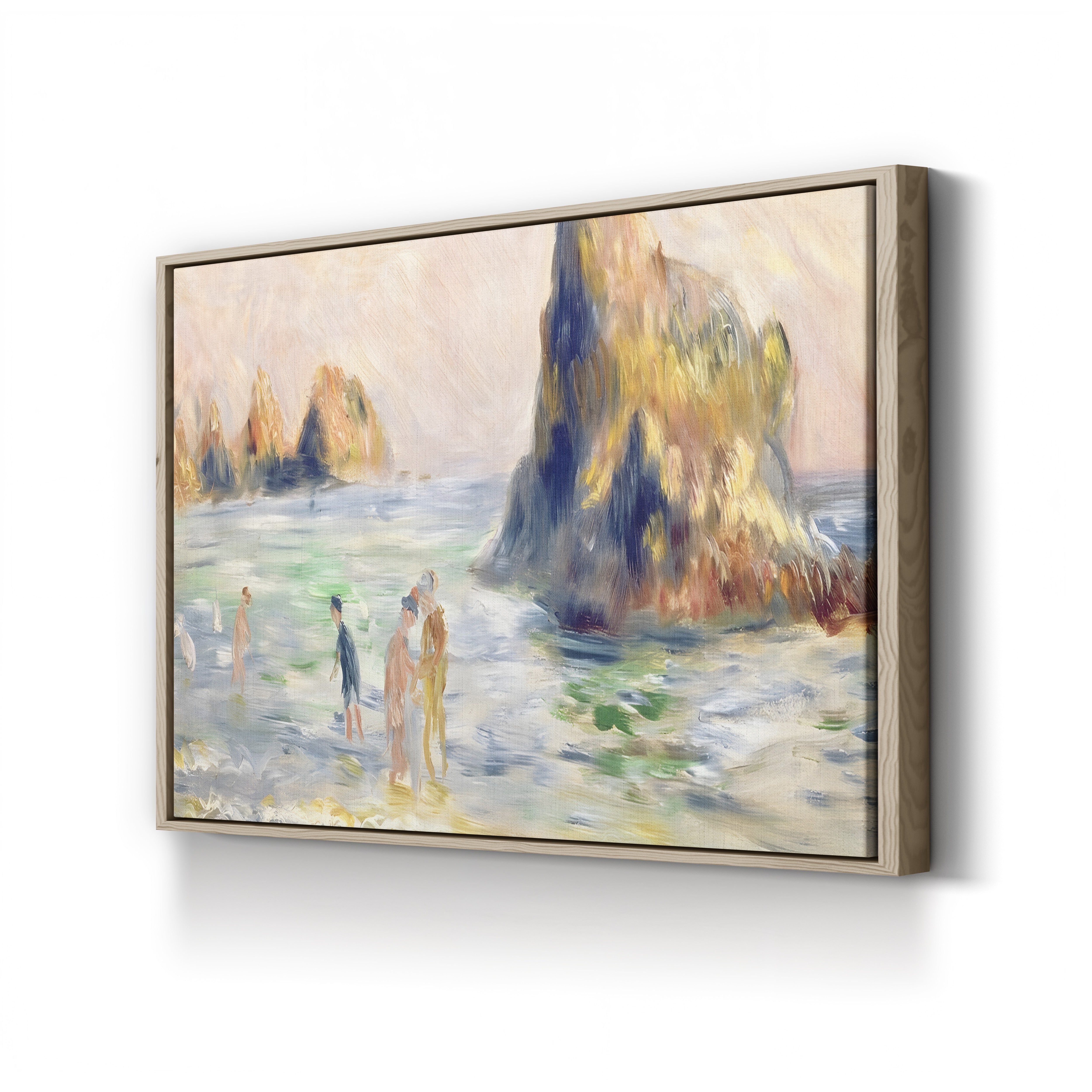 Moulin Huet Bay, Guernsey, c. 1883 – Renoir Wall Art | Coastal
