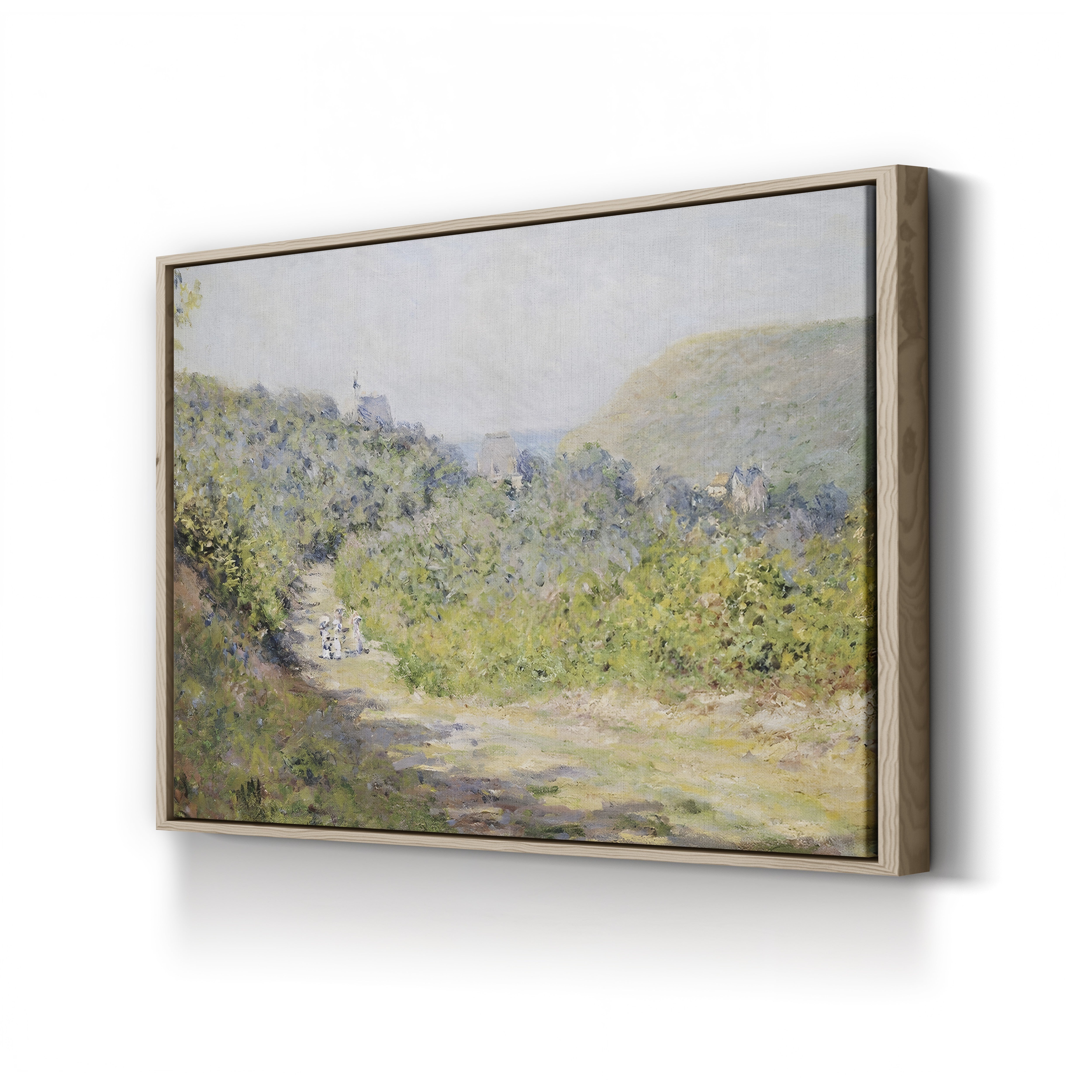 Aux Petites Dalles, 1884 – Claude Monet Wall Art | Impressionist Normandy Coastal Canvas Print