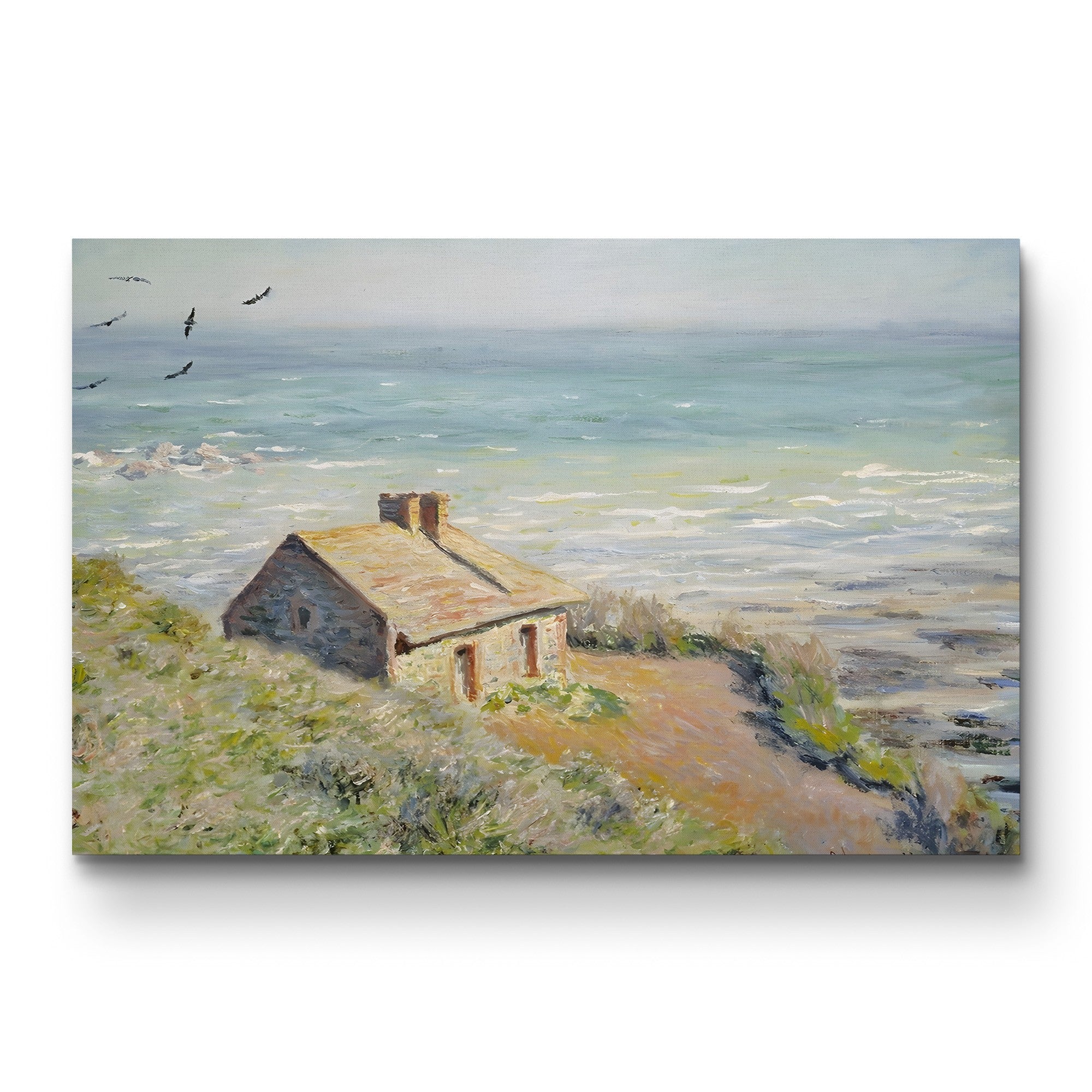 The Customs Hut, Morning (La Cabane du douanier, effet du matin), 1882 by Claude Monet
