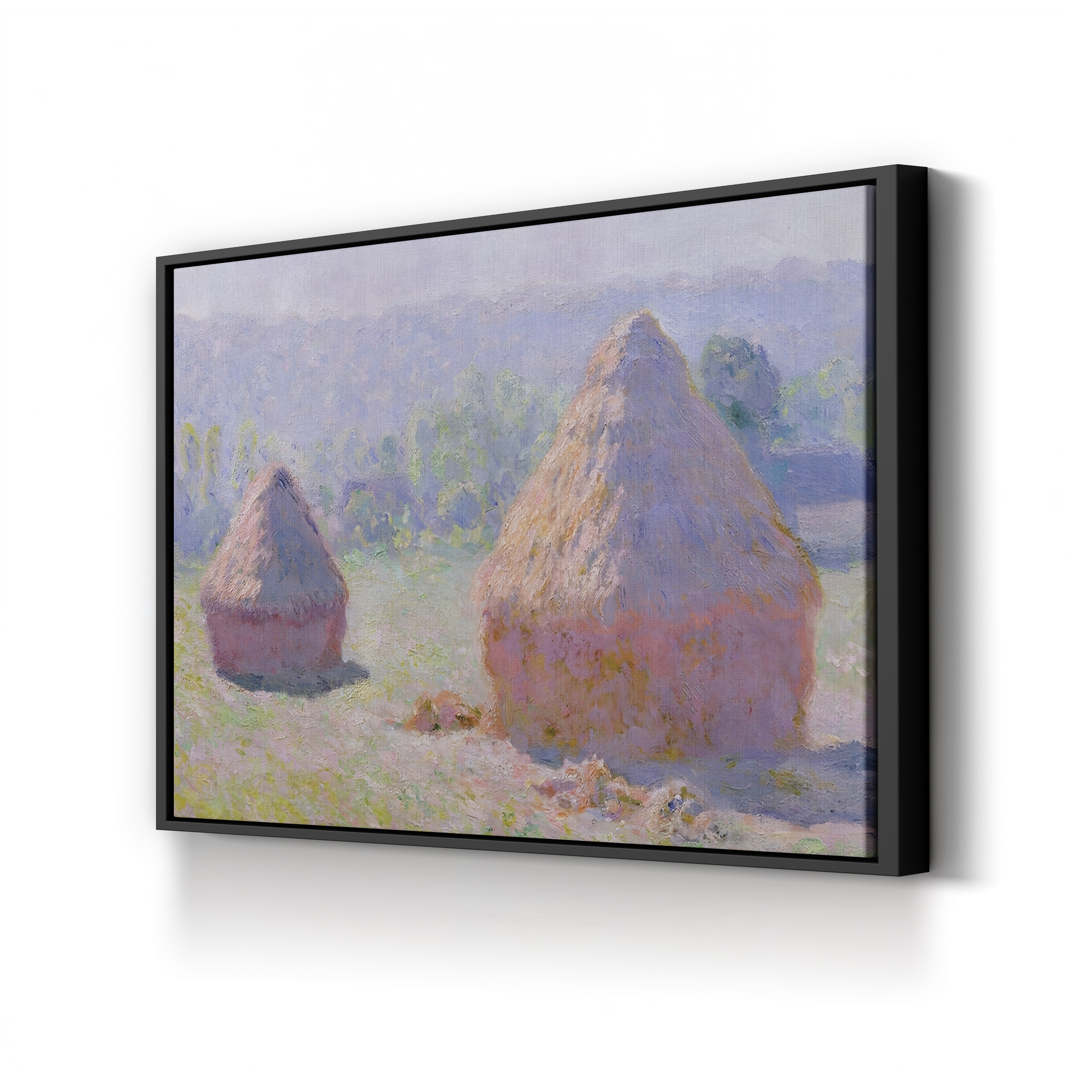 Grainstacks at the End of Summer, Morning Effect, 1891 – Claude Monet Wall Art | Impressionist Series Print