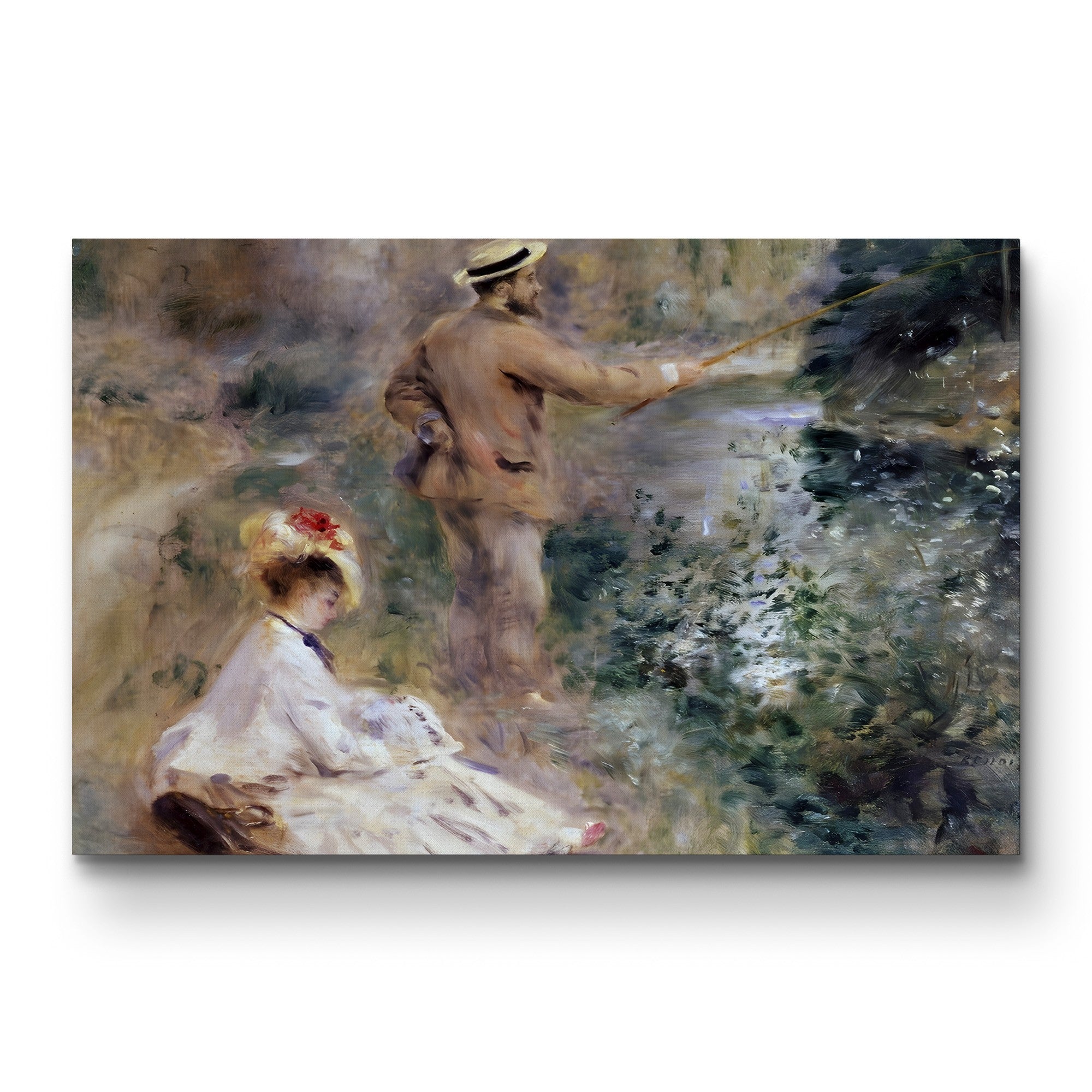The Fisherman – Pierre-Auguste Renoir Wall Art | Impressionist Figural Canvas Print