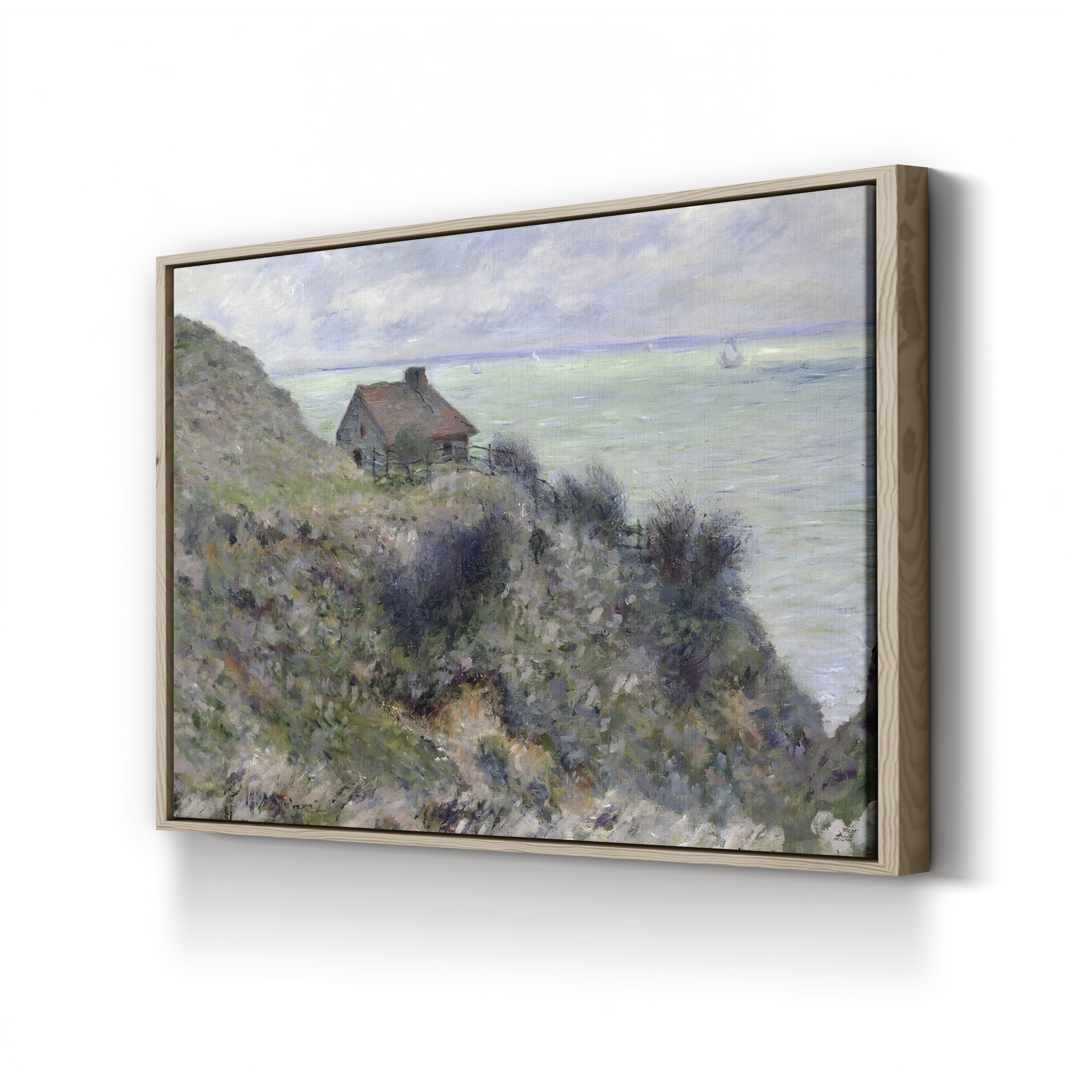 The Customs Officers’ Hut at Pourville (La Cabane des douaniers à Pourville), 1882 by Claude Monet