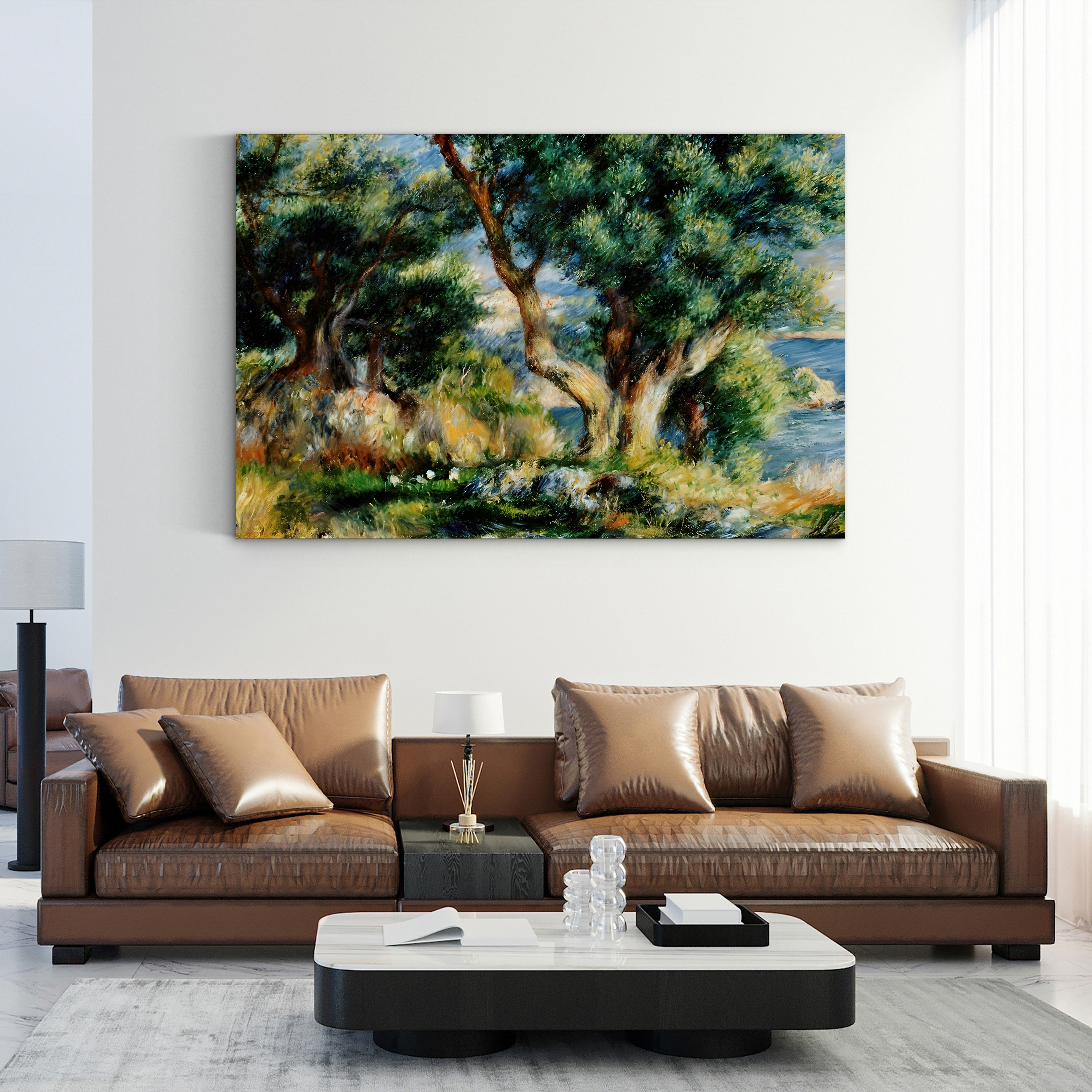 Landscape Near Menton – Renoir Wall Art | Impressionist Landscape
