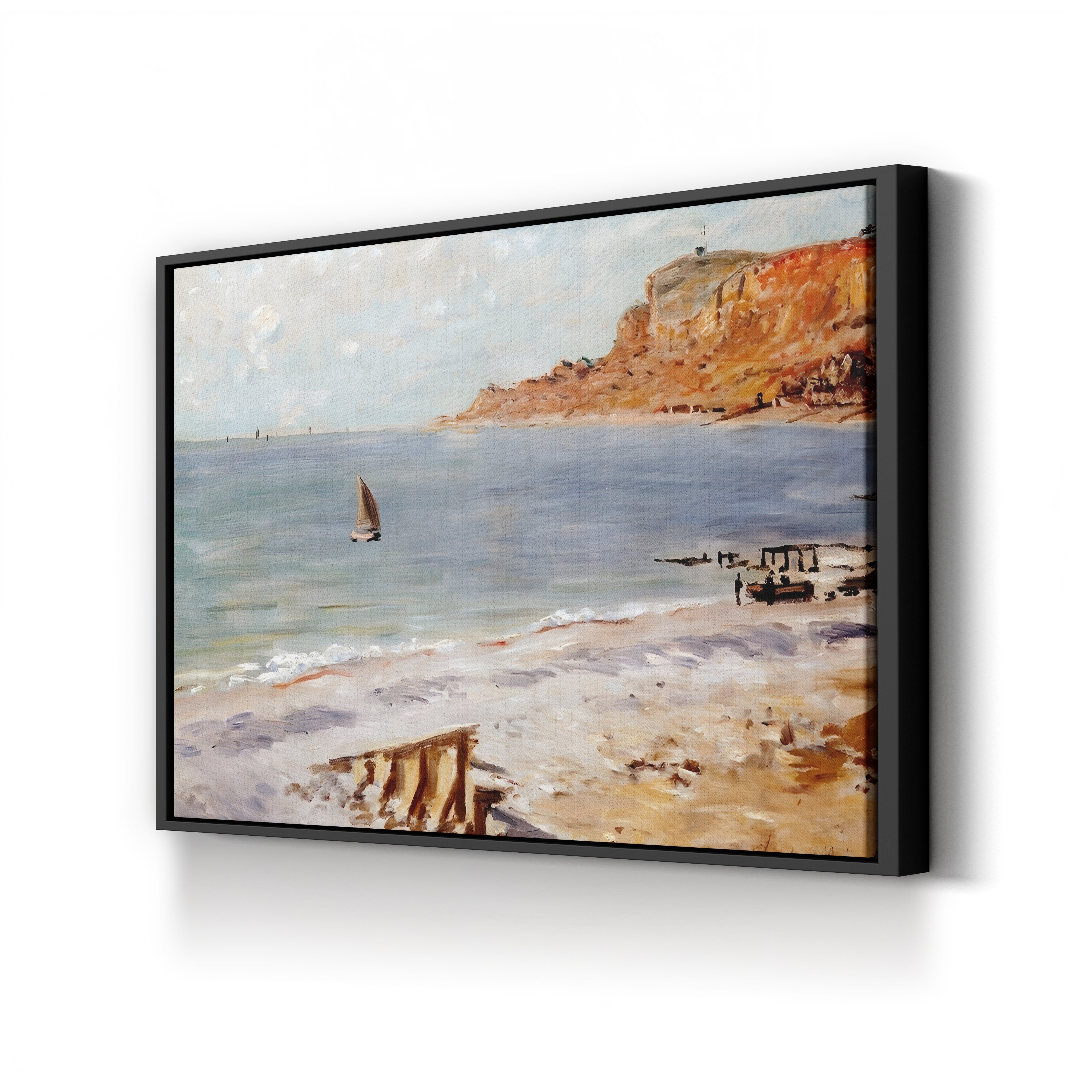 Seascape at Sainte-Adresse by Claude Monet
