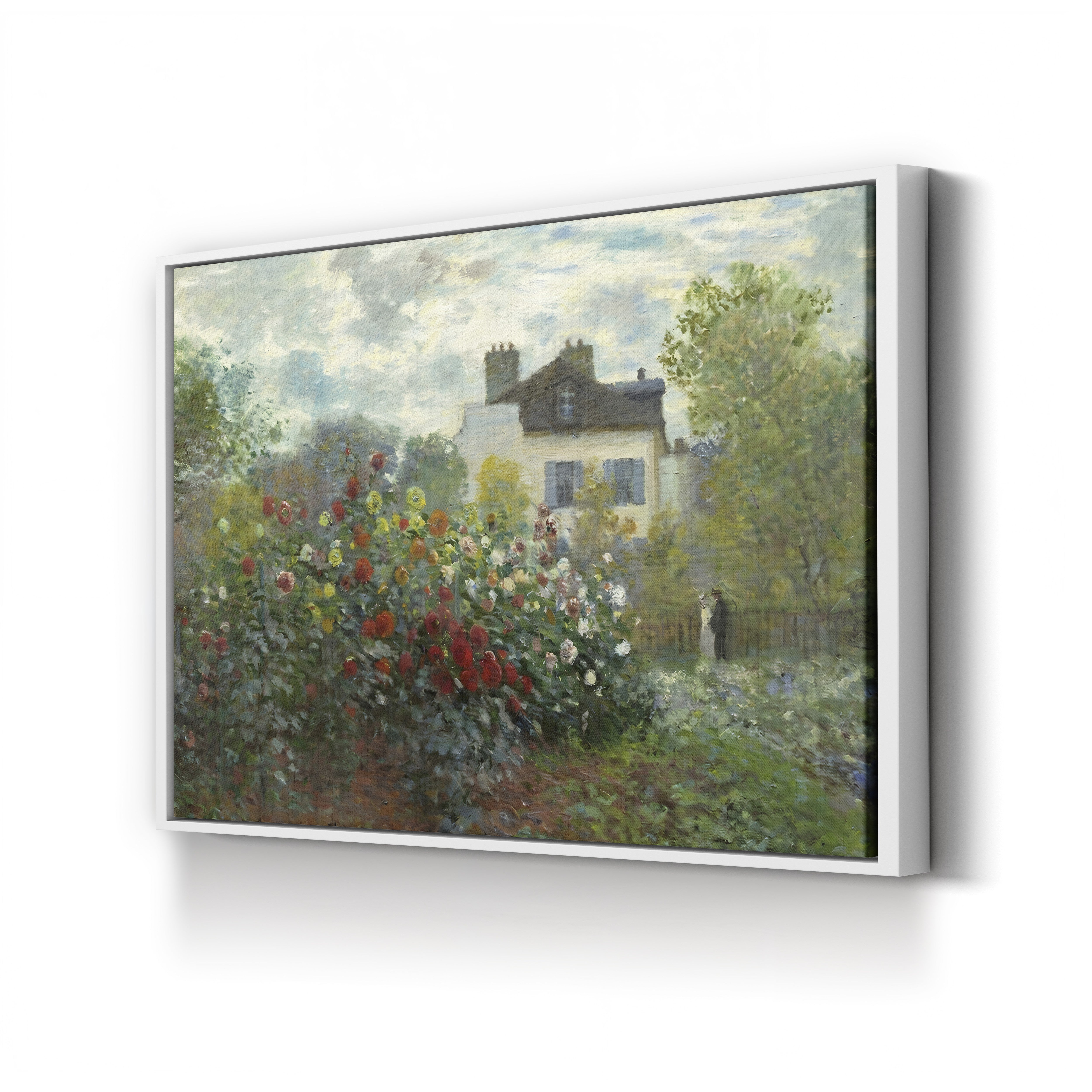 The Artist’s Garden in Argenteuil (A Corner of the Garden with Dahlias), 1873 by Claude Monet