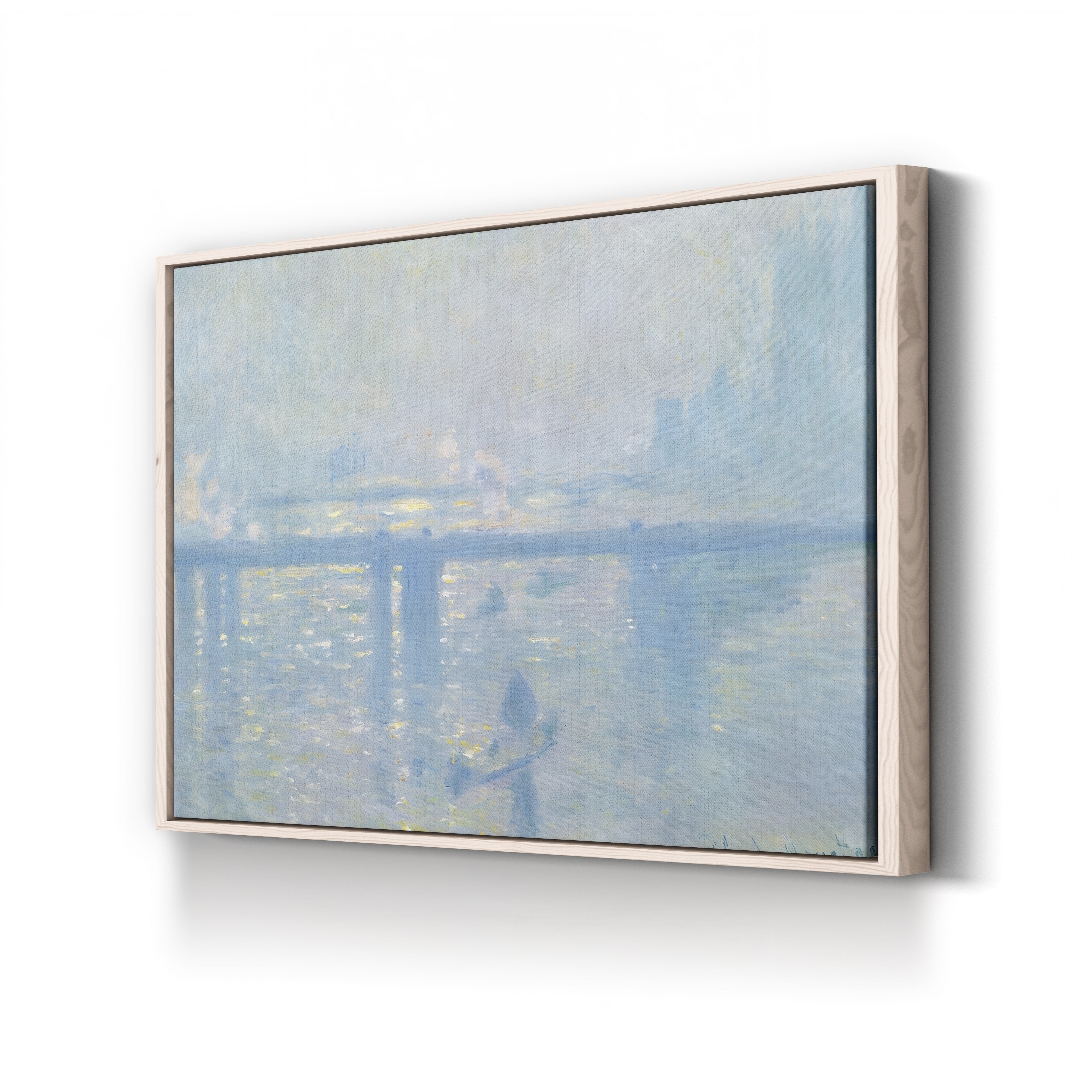 Charing Cross Bridge, London – Claude Monet Wall Art | Impressionist Thames Series Canvas Print