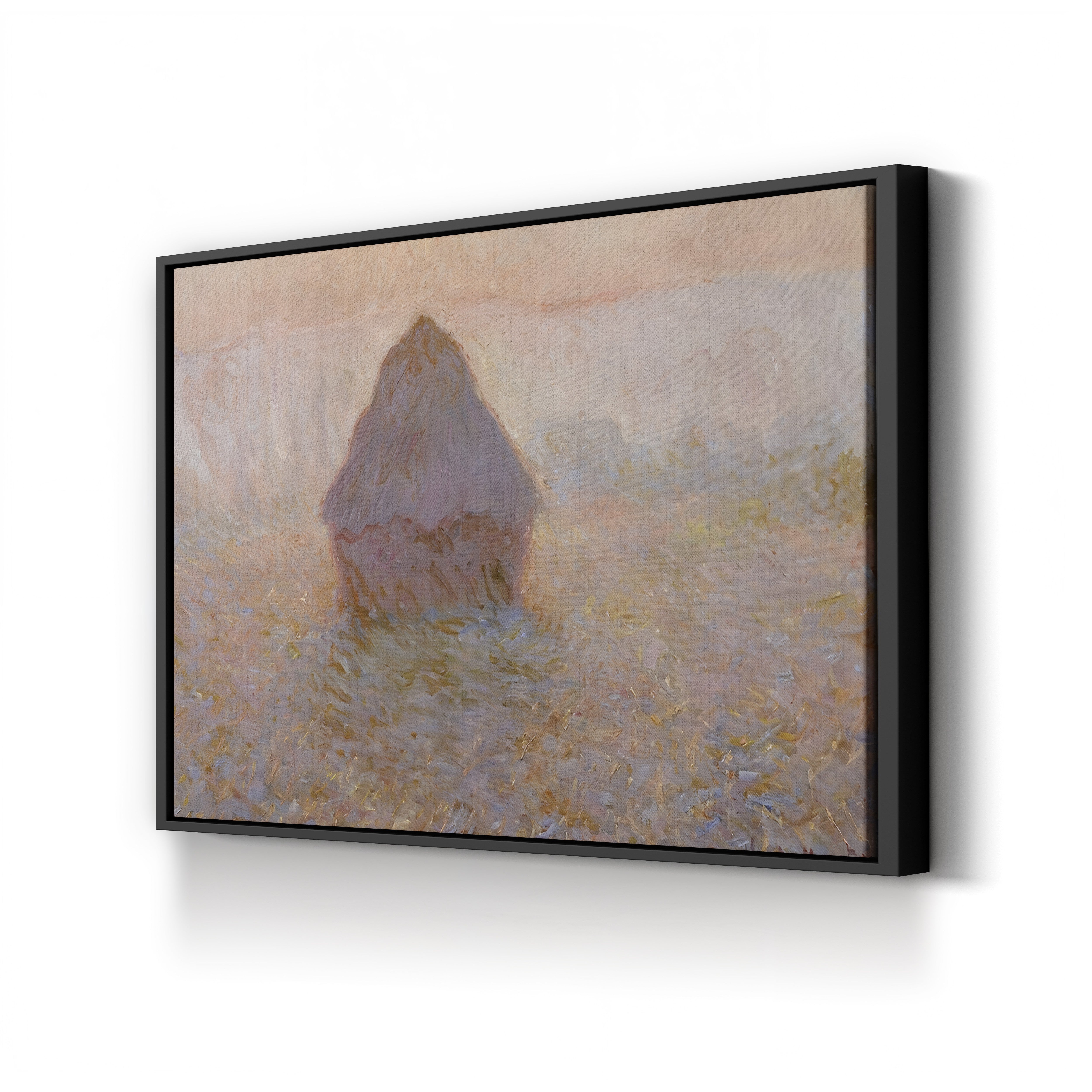 Grainstack, Sun in the Mist, 1891 – Claude Monet Wall Art | Impressionist Series Canvas Print