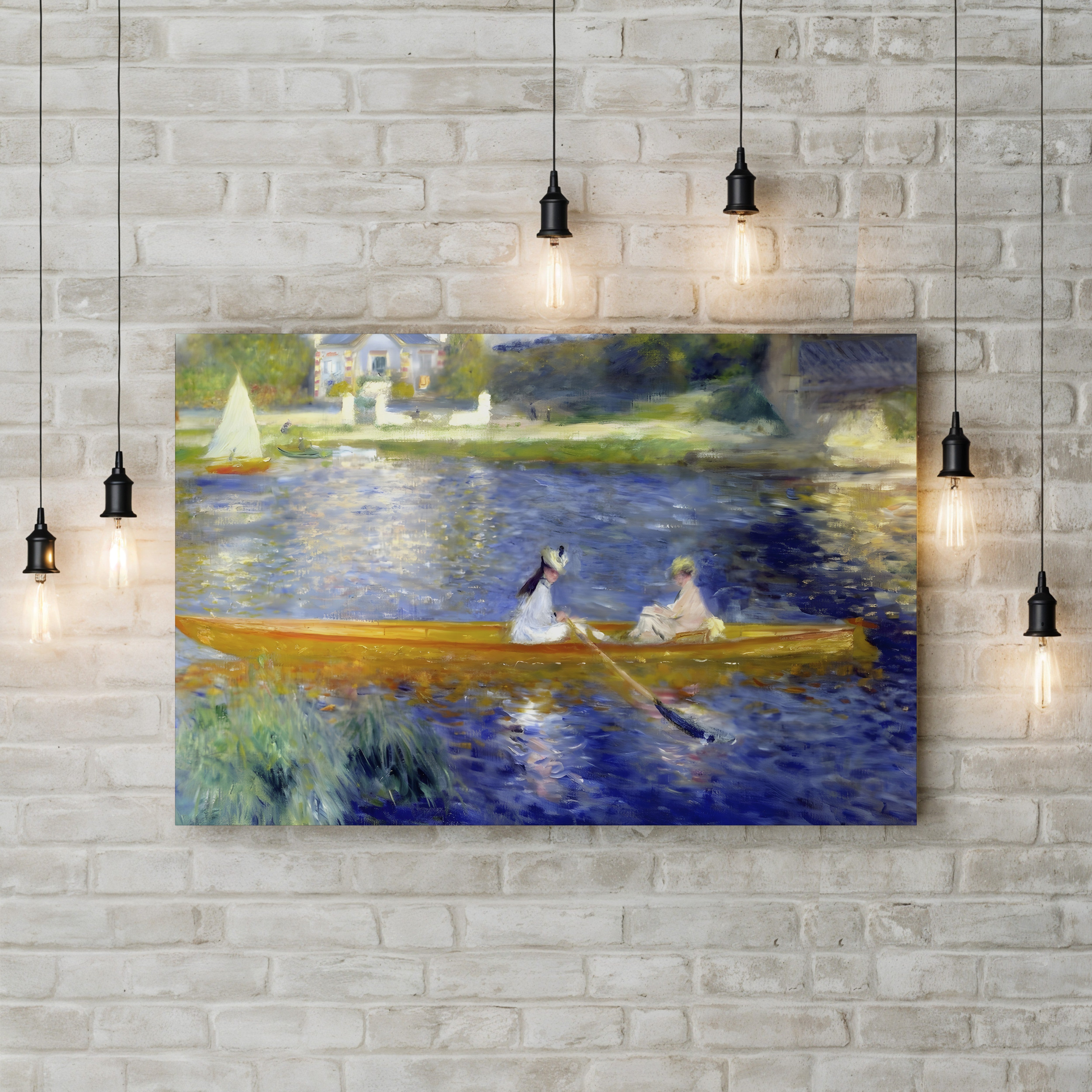 The Skiff (La Yole) – Pierre-Auguste Renoir Wall Art | Impressionist Boating Canvas Print