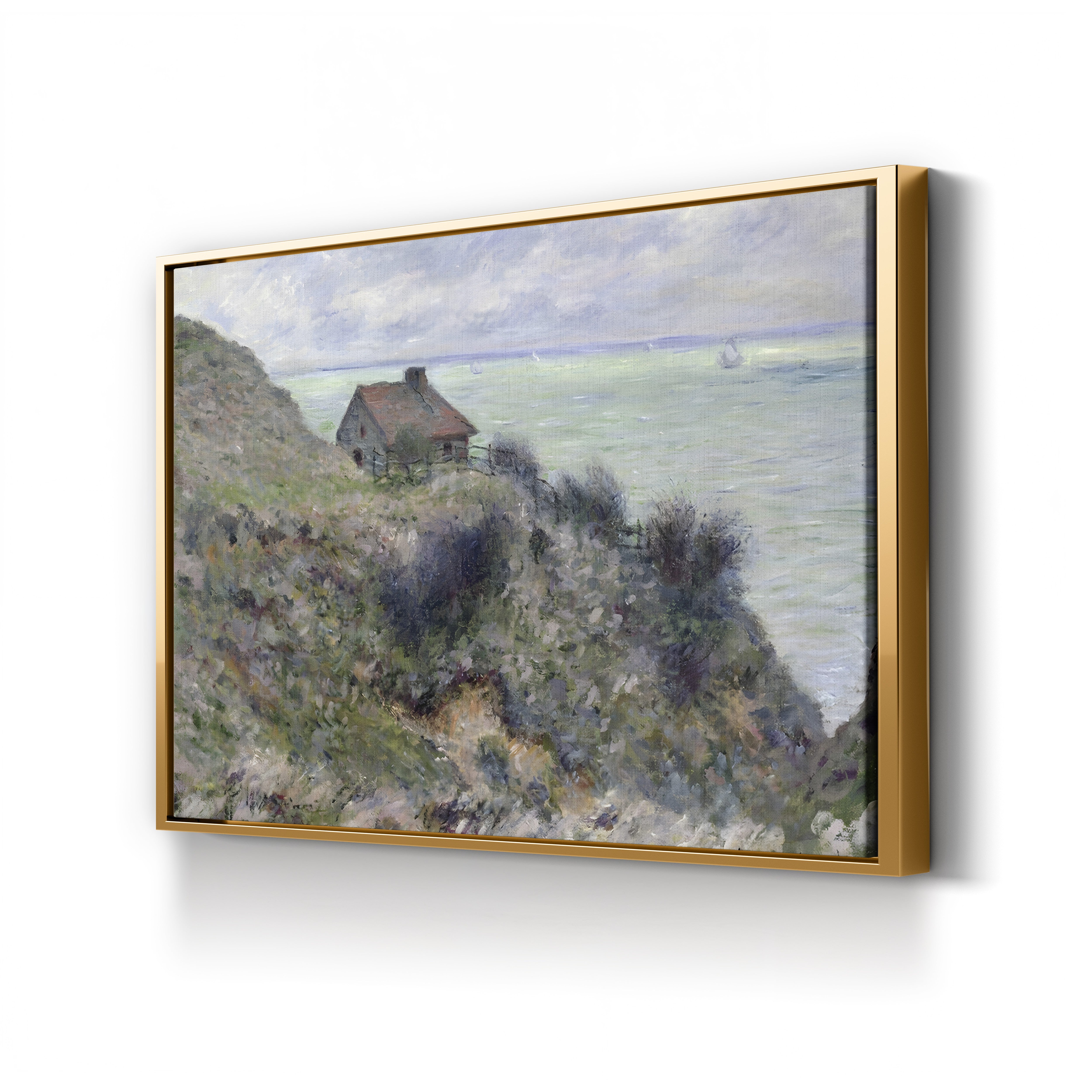 The Customs Officers’ Hut at Pourville (La Cabane des douaniers à Pourville), 1882 by Claude Monet