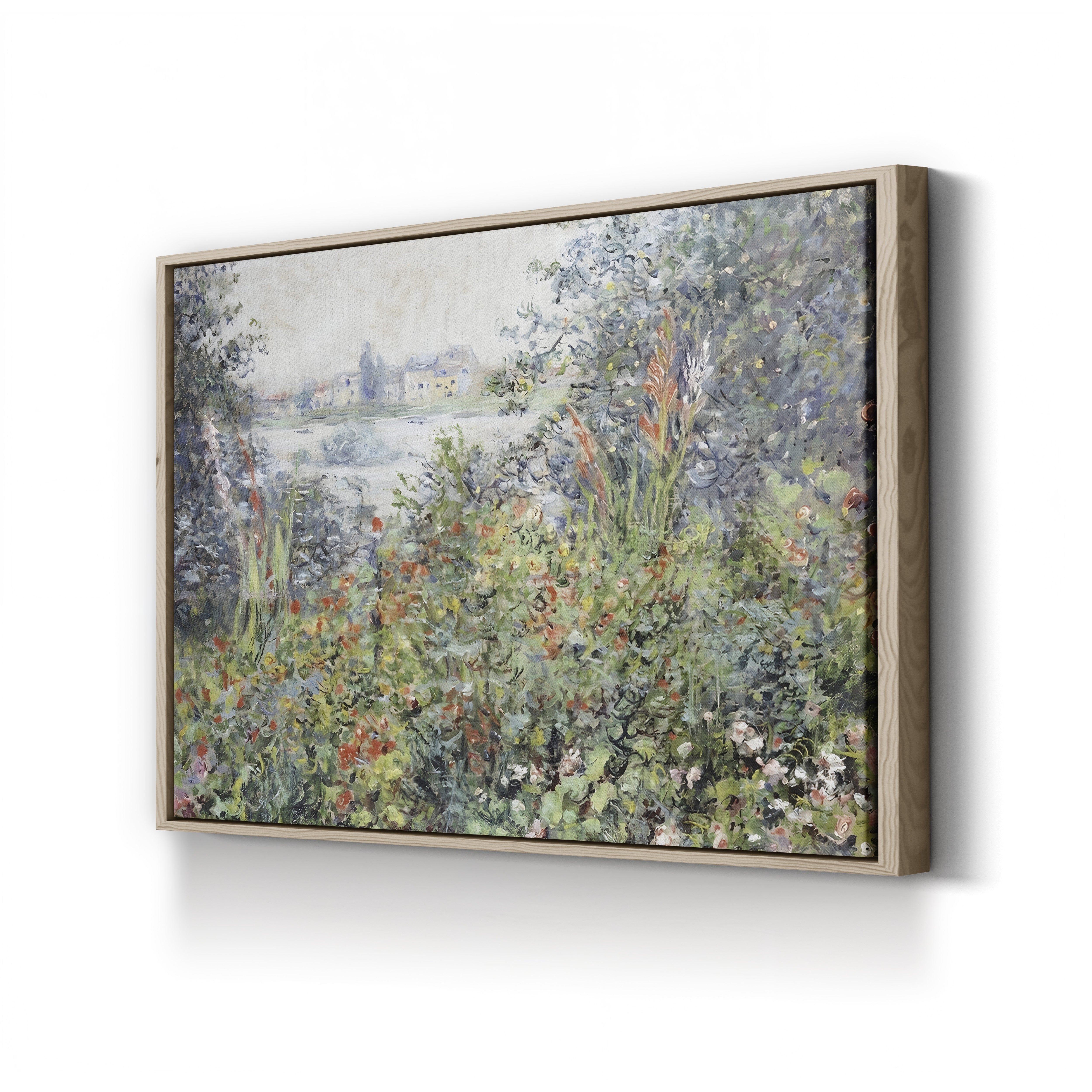 Flowers at Vétheuil (Fleurs à Vétheuil), 1881 – Claude Monet Wall Art | Impressionist Floral Garden Print