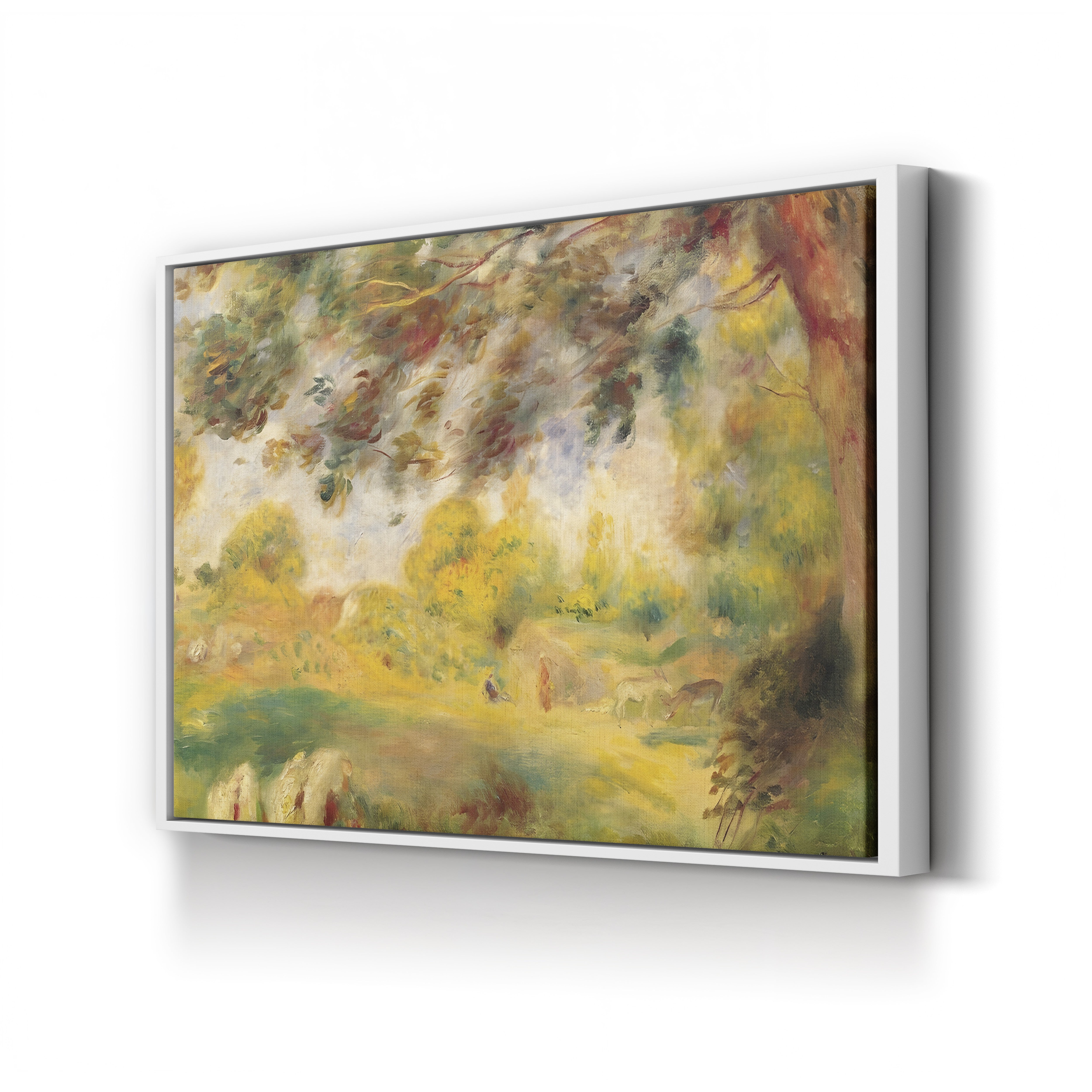 Spring Landscape – Renoir Wall Art | Impressionist Landscape Canvas Print