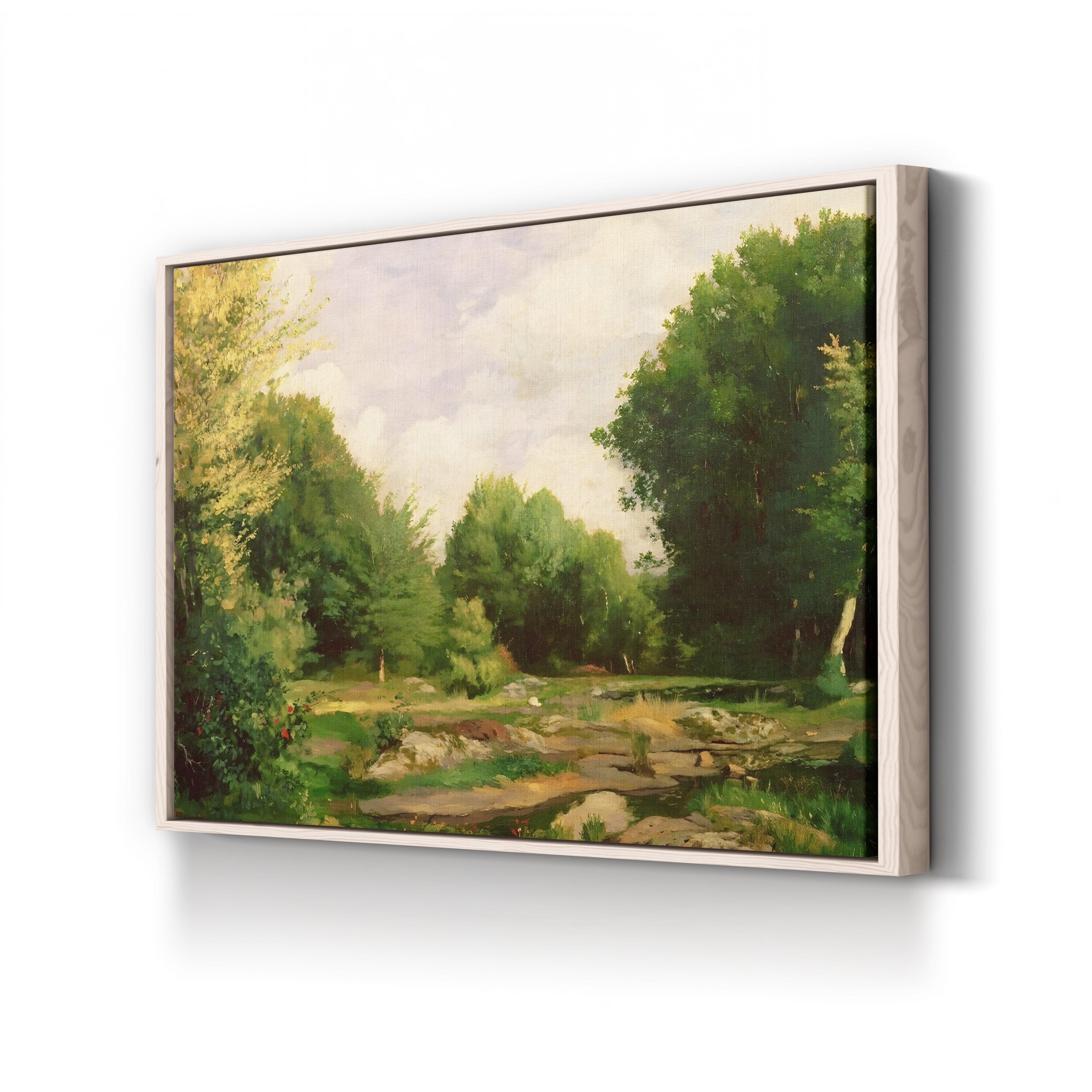 Clearing in the Woods, 1865 – Pierre-Auguste Renoir Wall Art | Early Impressionist Landscape Canvas Print