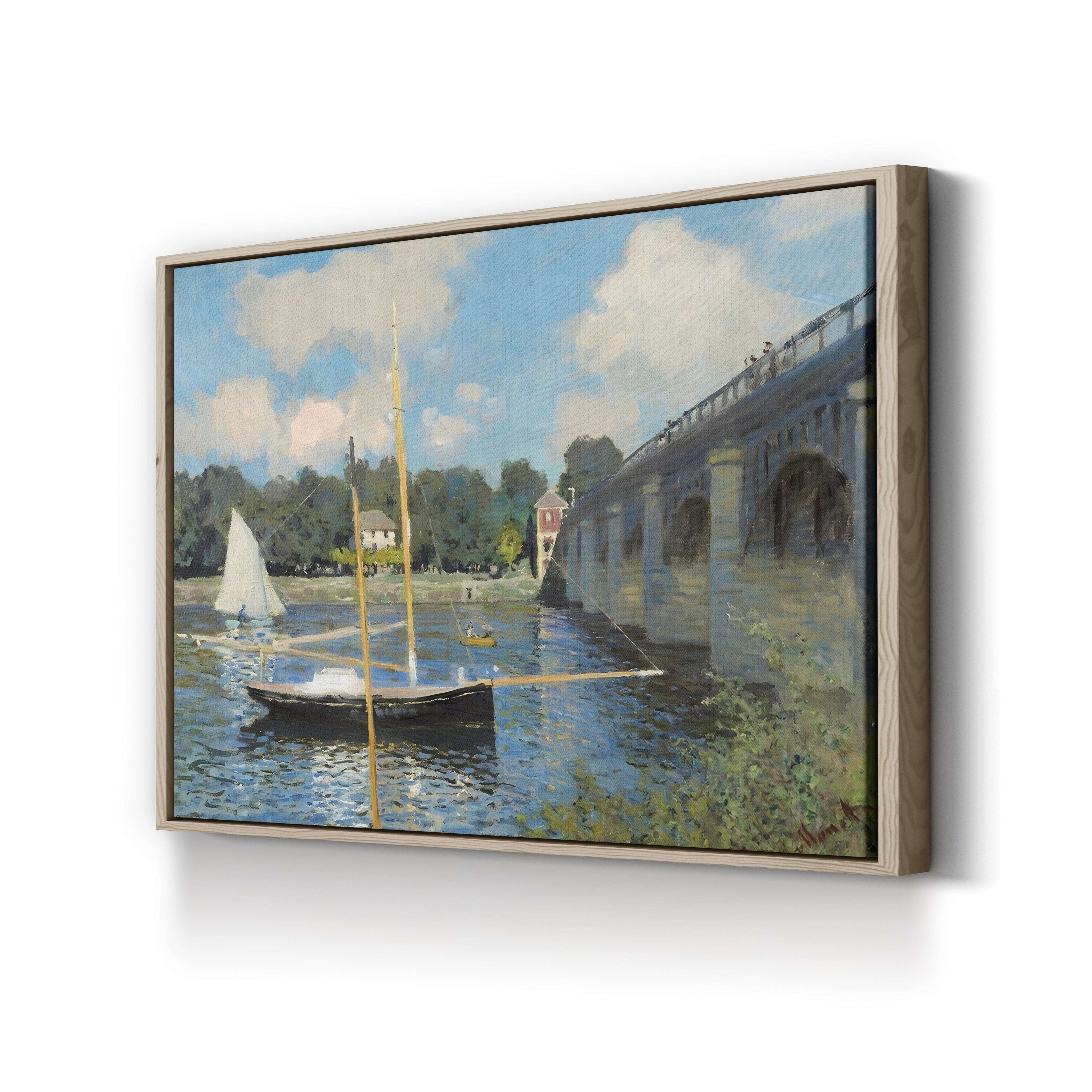 The Bridge at Argenteuil (Le Pont d’Argenteuil), 1874 by Claude Monet