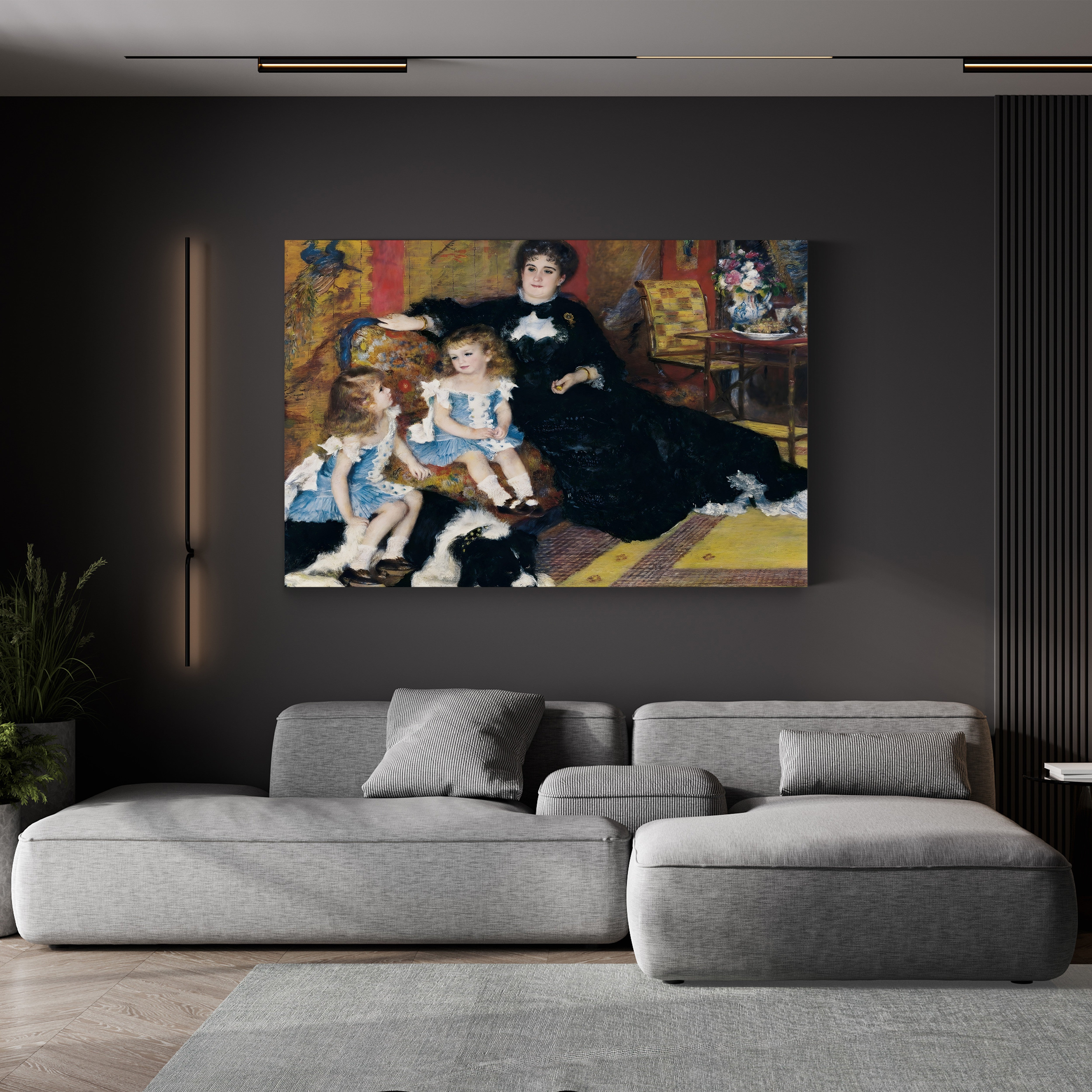 Madame Charpentier and Her Children – Renoir Wall Art | Portrait