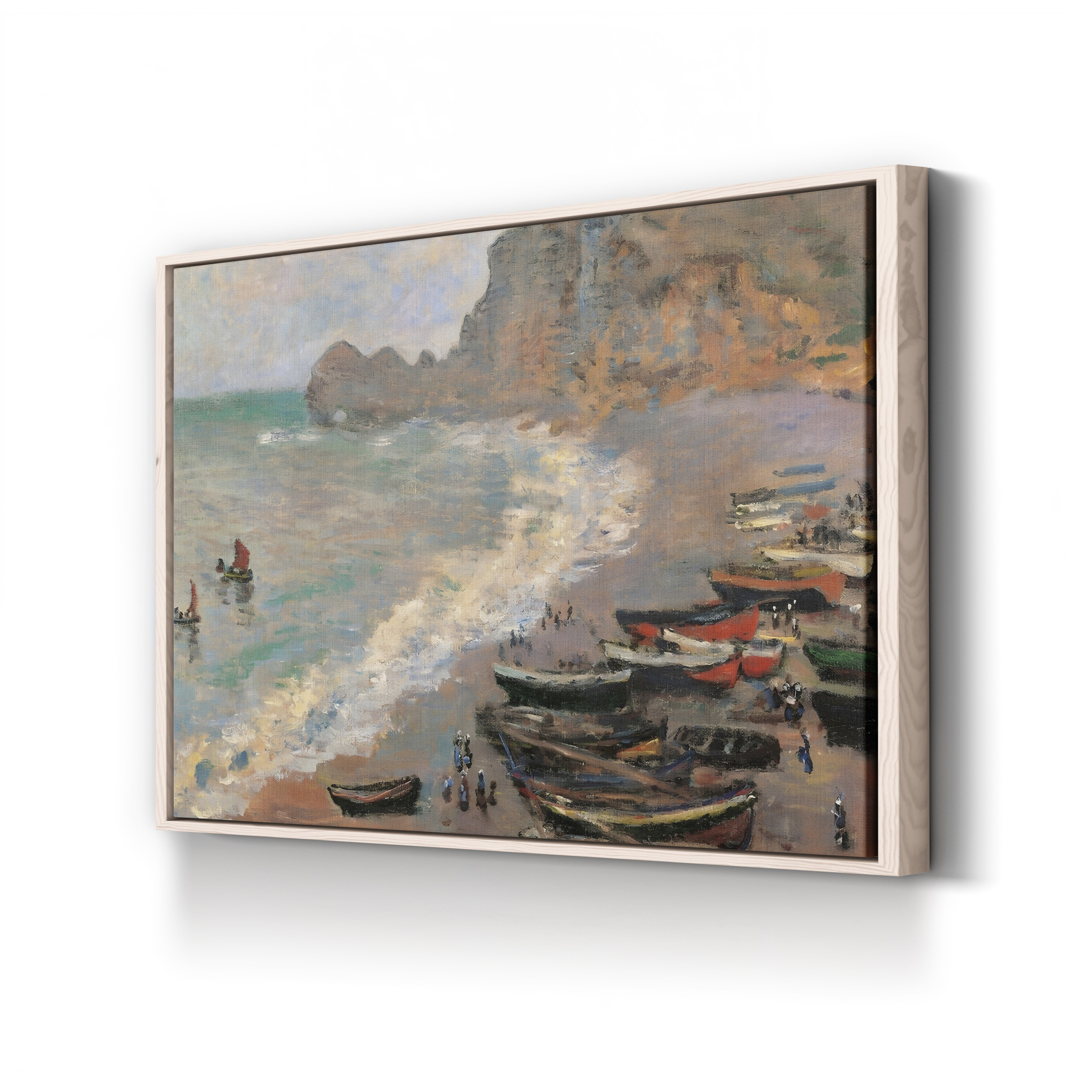 Étretat, the Beach, 1883 – Claude Monet Wall Art | Impressionist Coastal Seascape Print | Musée d'Orsay