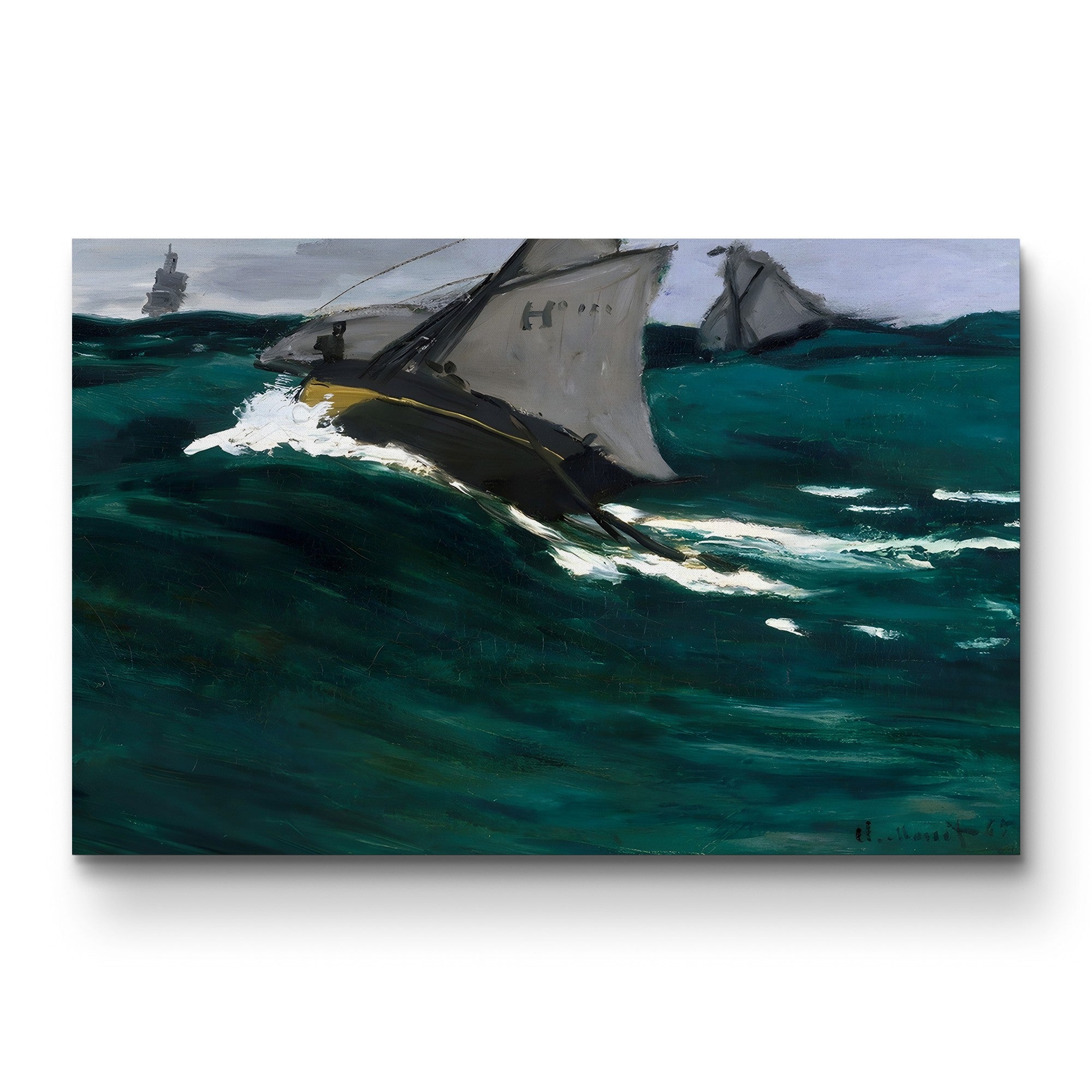 The Green Wave (La Vague verte), 1866 by Claude Monet