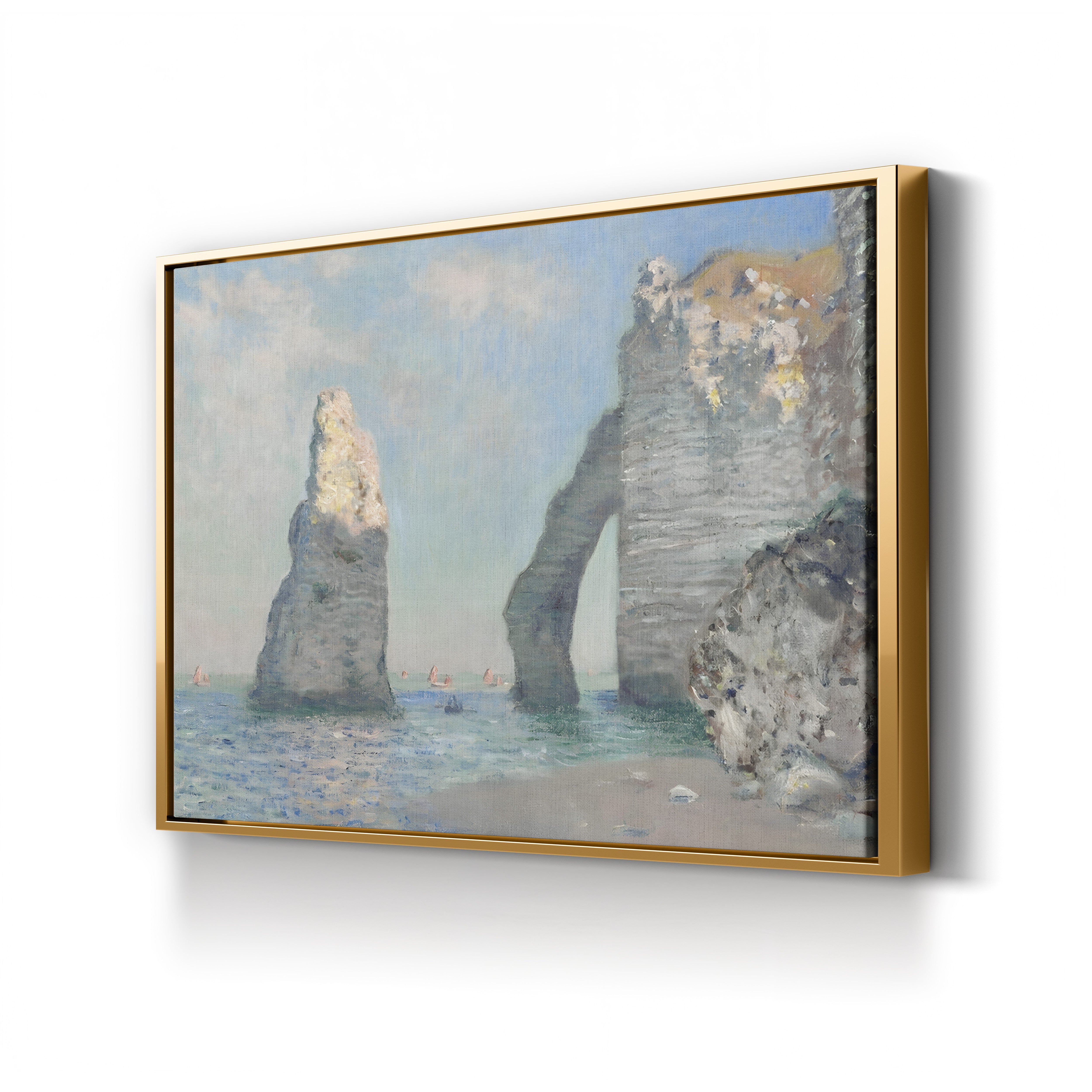 The Cliffs at Etretat (Falaises à Étretat), 1885 by Claude Monet