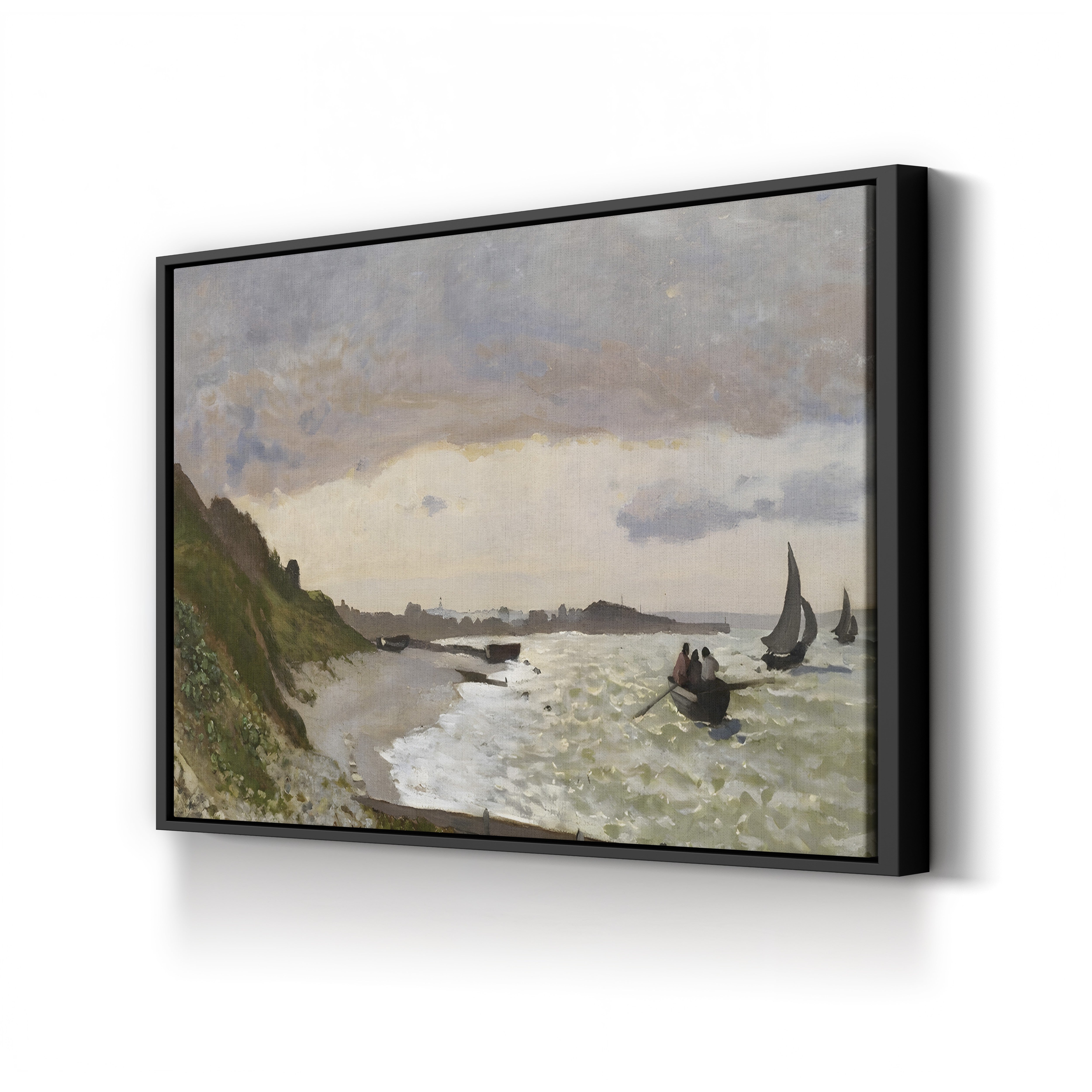 The Seashore at Sainte-Adresse (Le Bord de mer à Sainte-Adresse), 1864 by Claude Monet