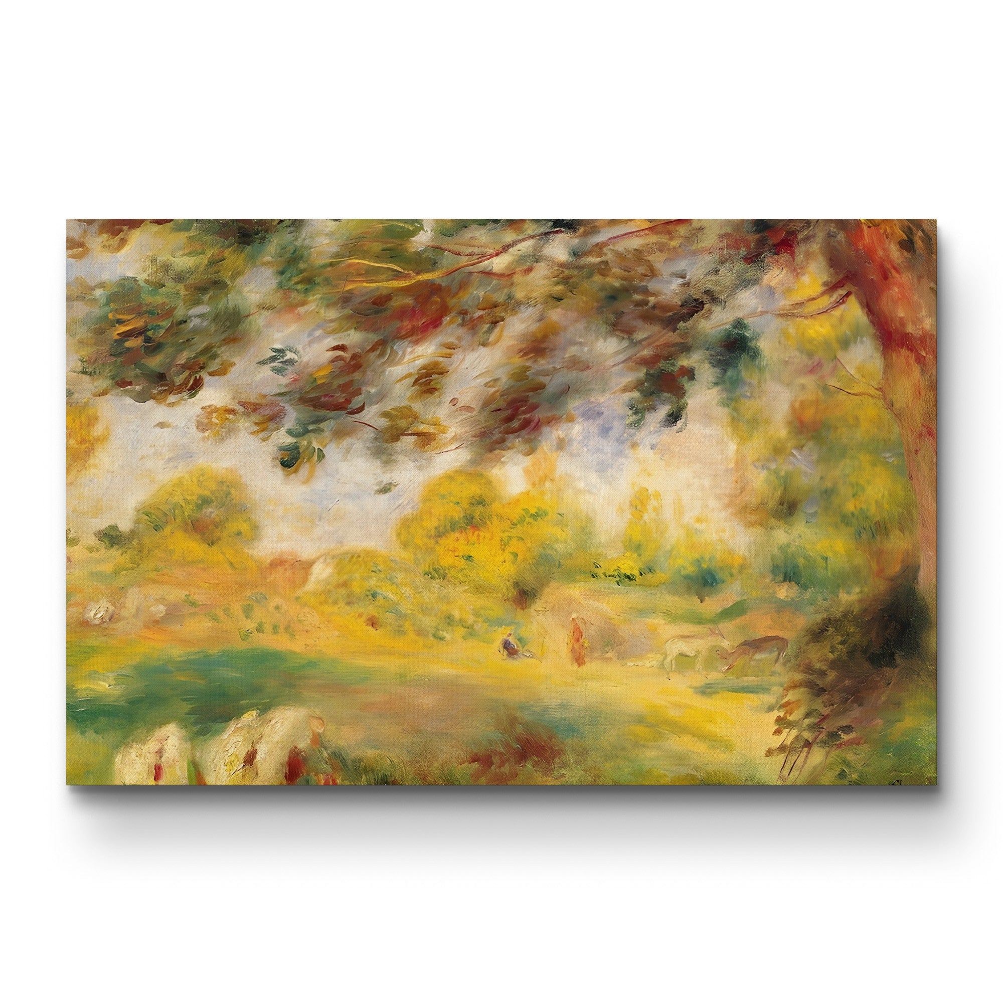 Spring Landscape – Renoir Wall Art | Impressionist Landscape Canvas Print