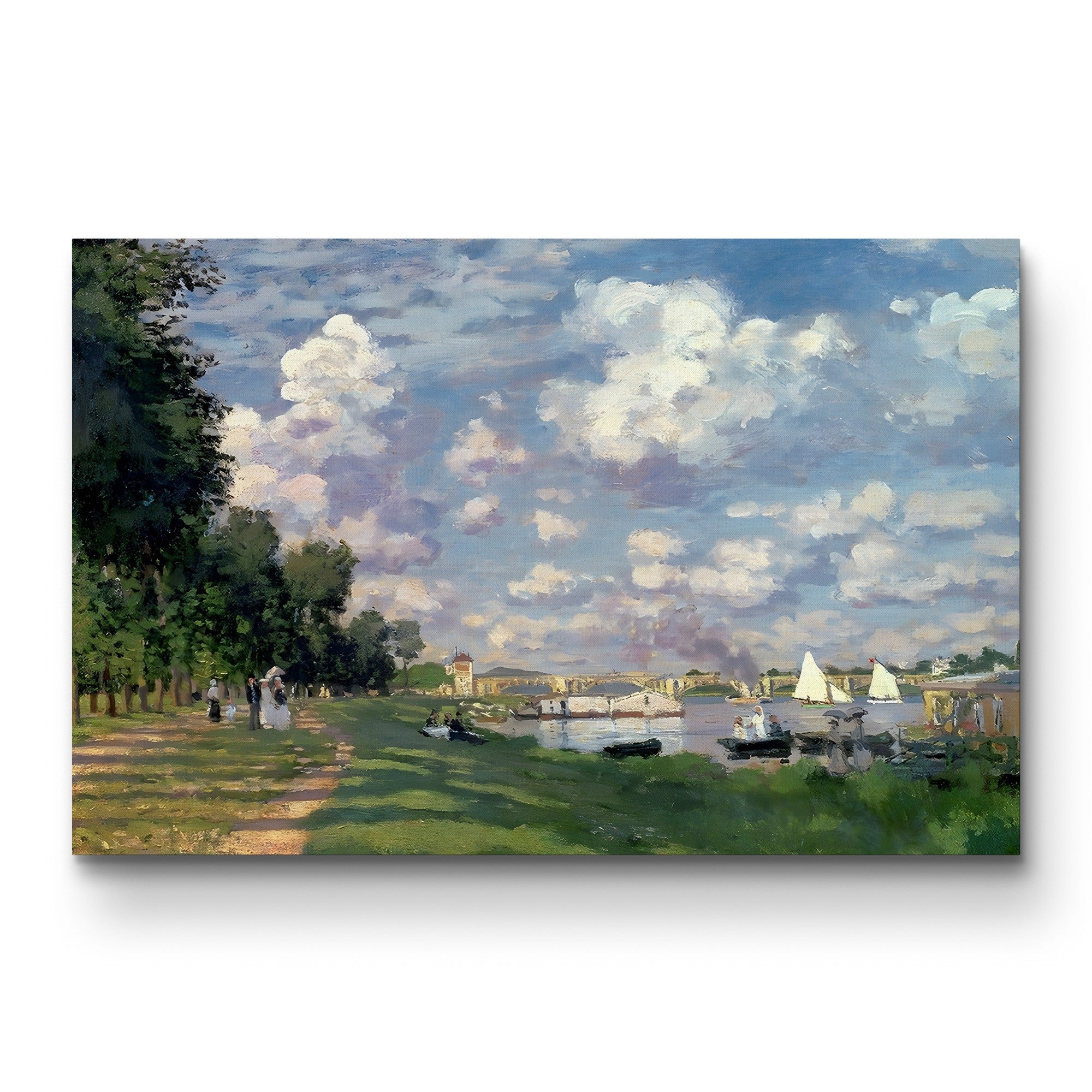 The Marina at Argenteuil, 1872 by Claude Monet