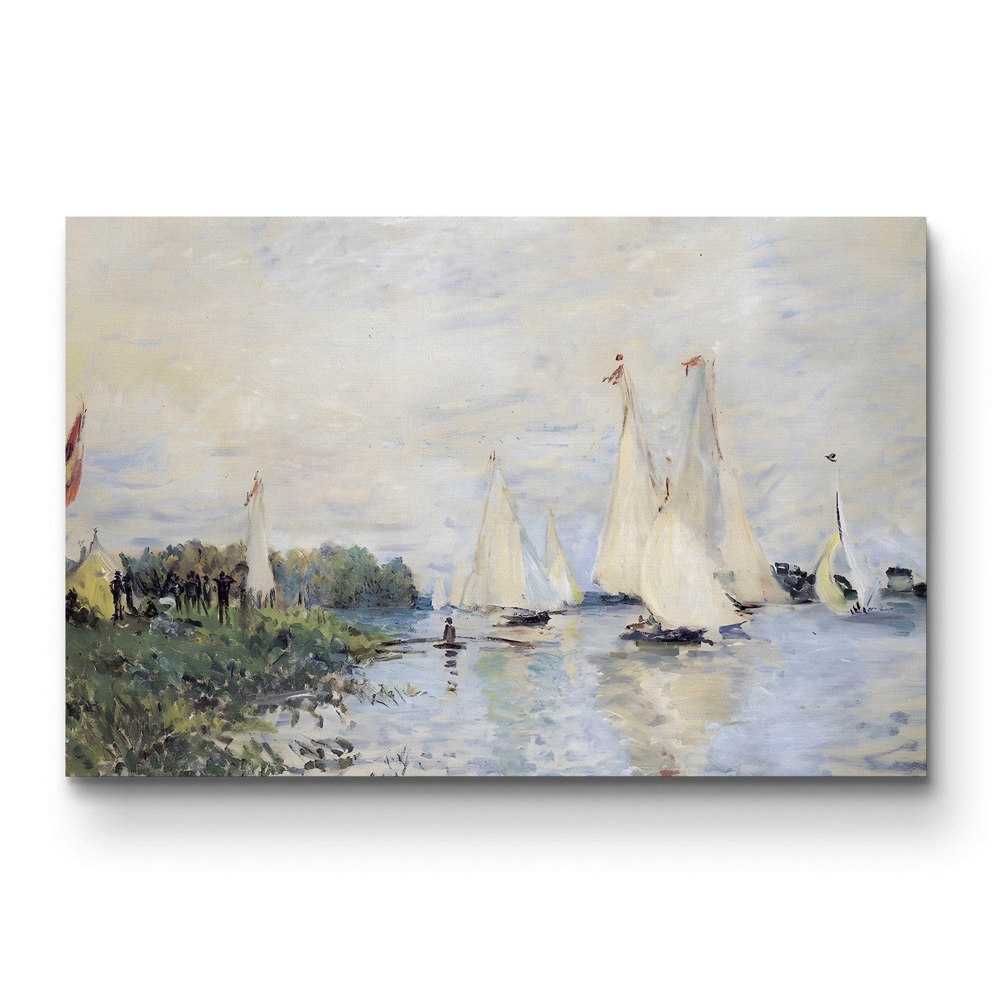 Regatta at Argenteuil (Les Barques, Régates à Argenteuil), 1874 by Claude Monet