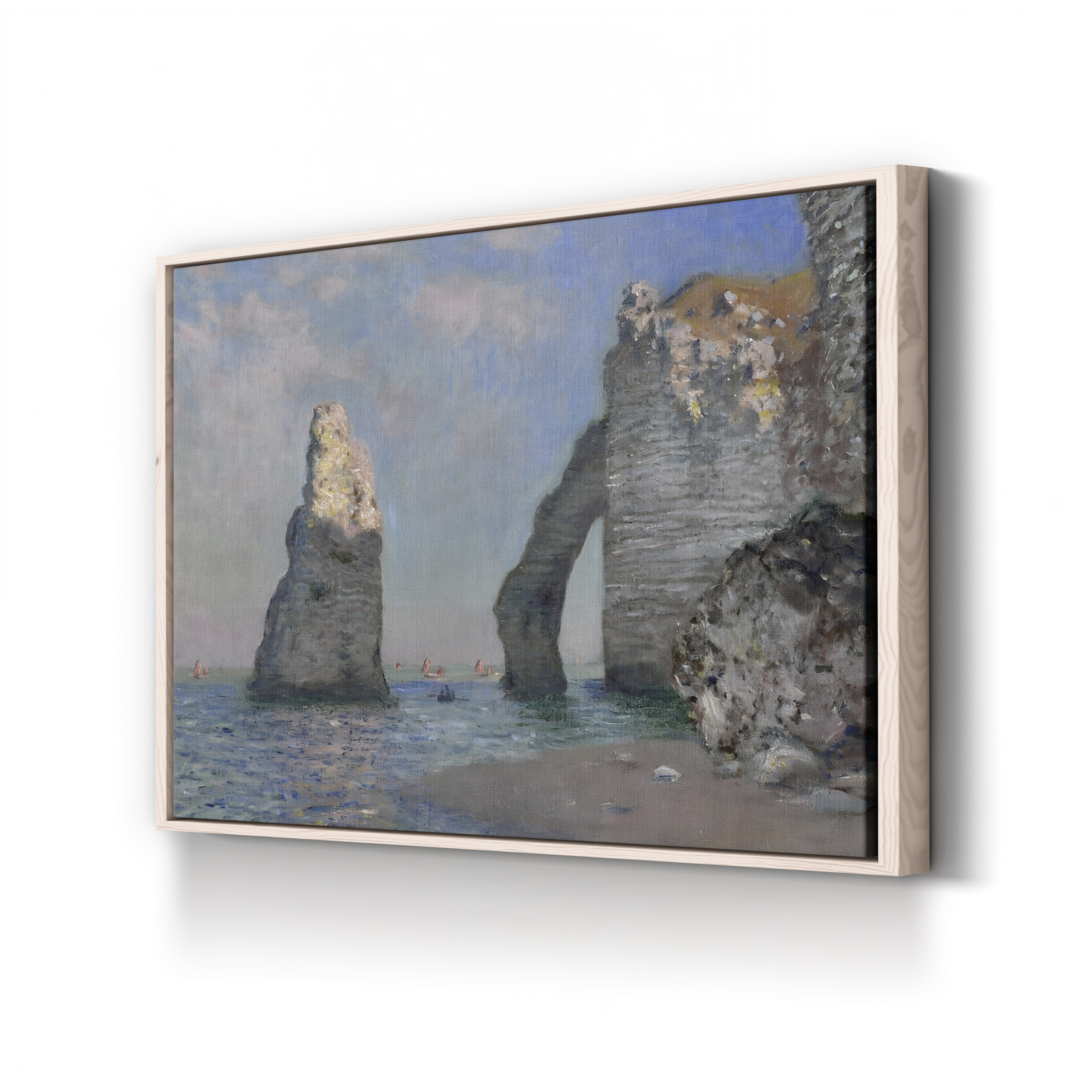 The Cliffs at Étretat (Les Falaises à Étretat), 1885 by Claude Monet