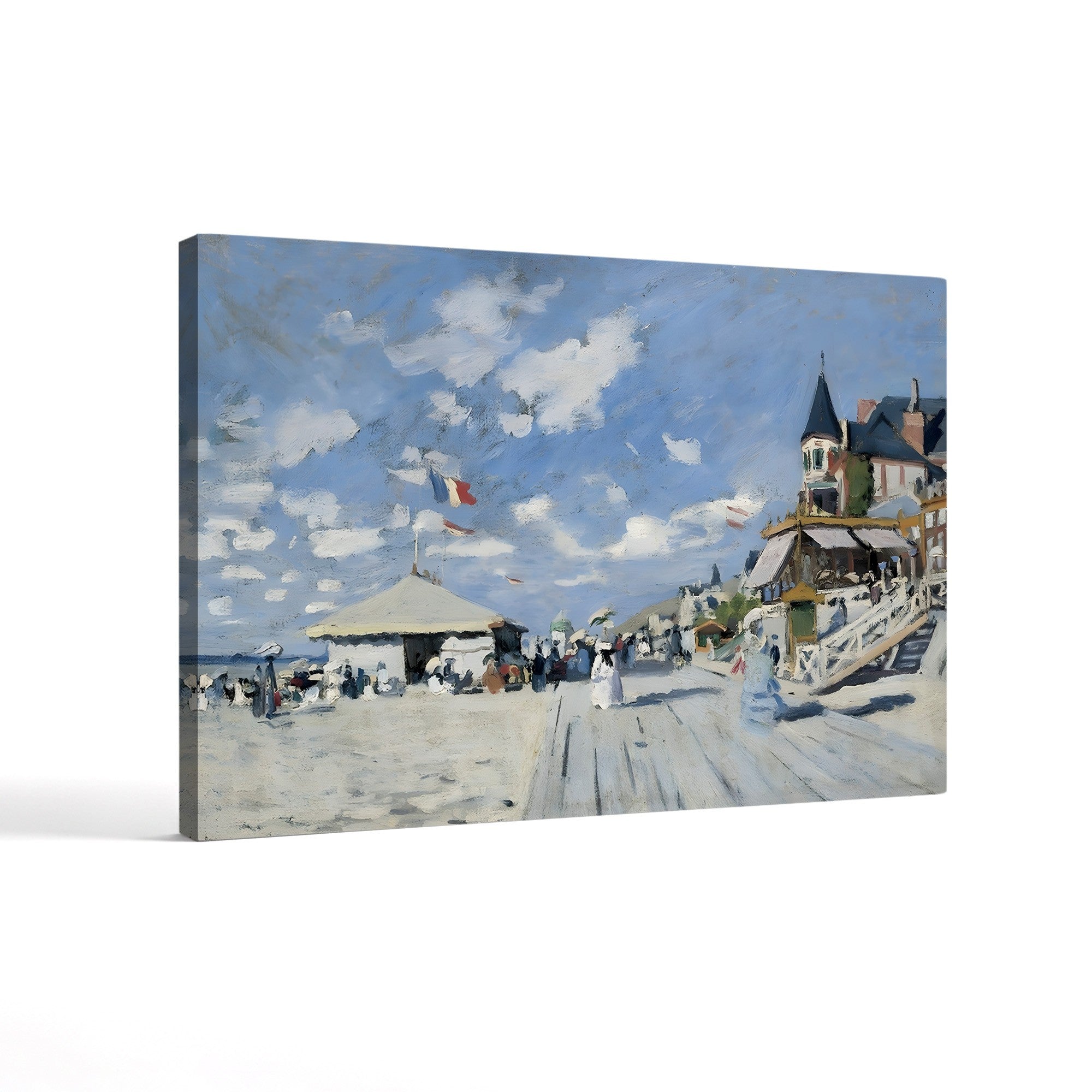 The Boardwalk at Trouville, 1870 by Claude Monet