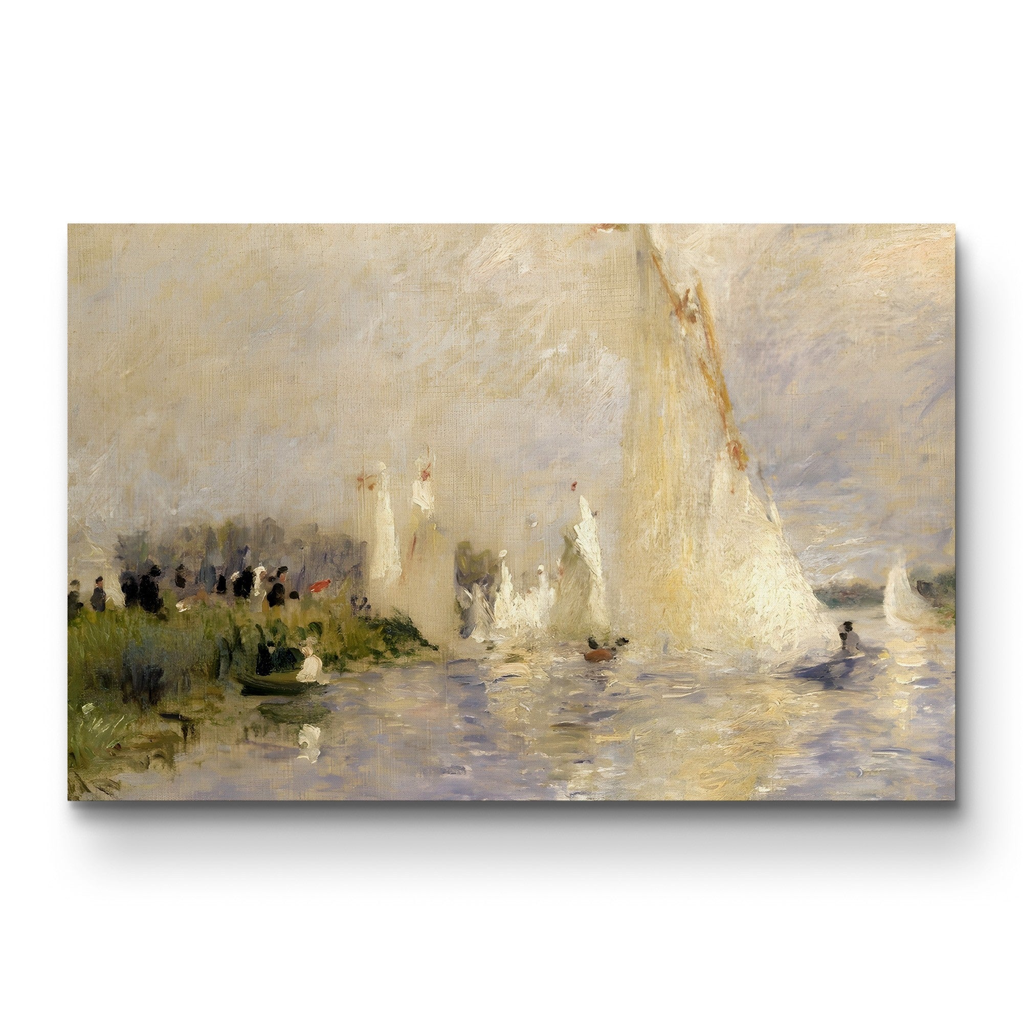 Regatta at Argenteuil – Renoir Wall Art | Impressionist River Canvas