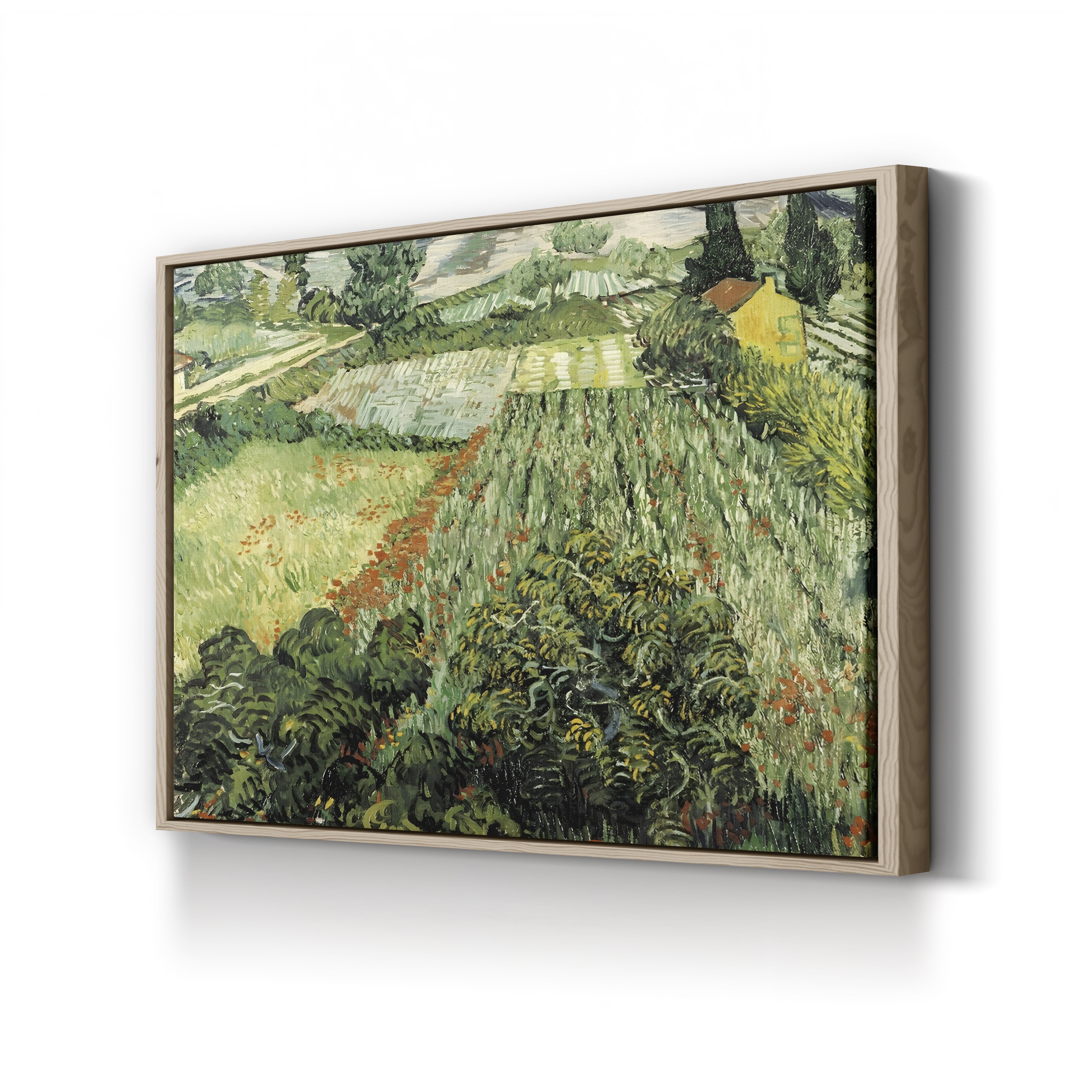 Feld mit Mohnblumen (Field with Poppies) – Vincent van Gogh Wall Art | Post-Impressionist Landscape Canvas Print