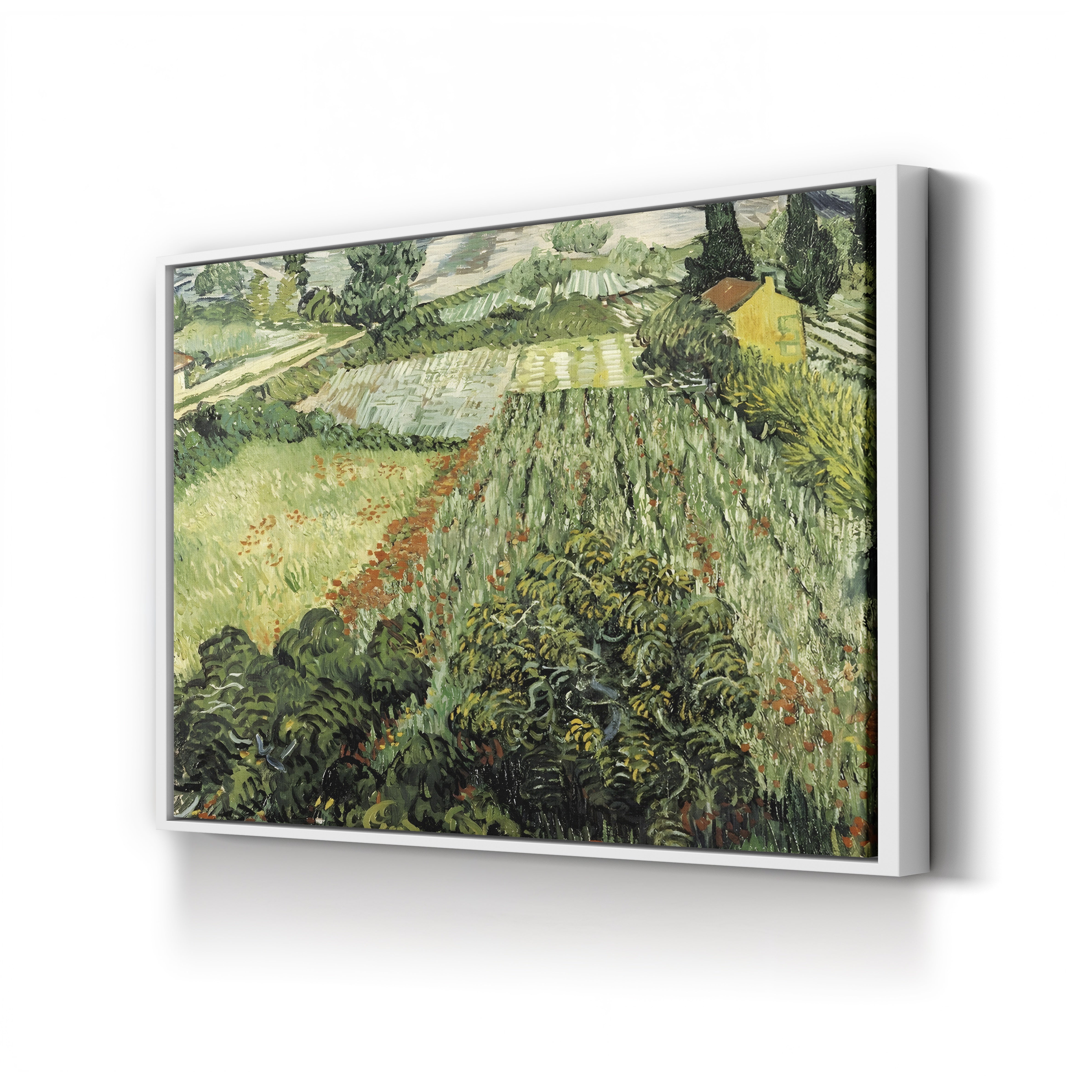 Feld mit Mohnblumen (Field with Poppies) – Vincent van Gogh Wall Art | Post-Impressionist Landscape Canvas Print