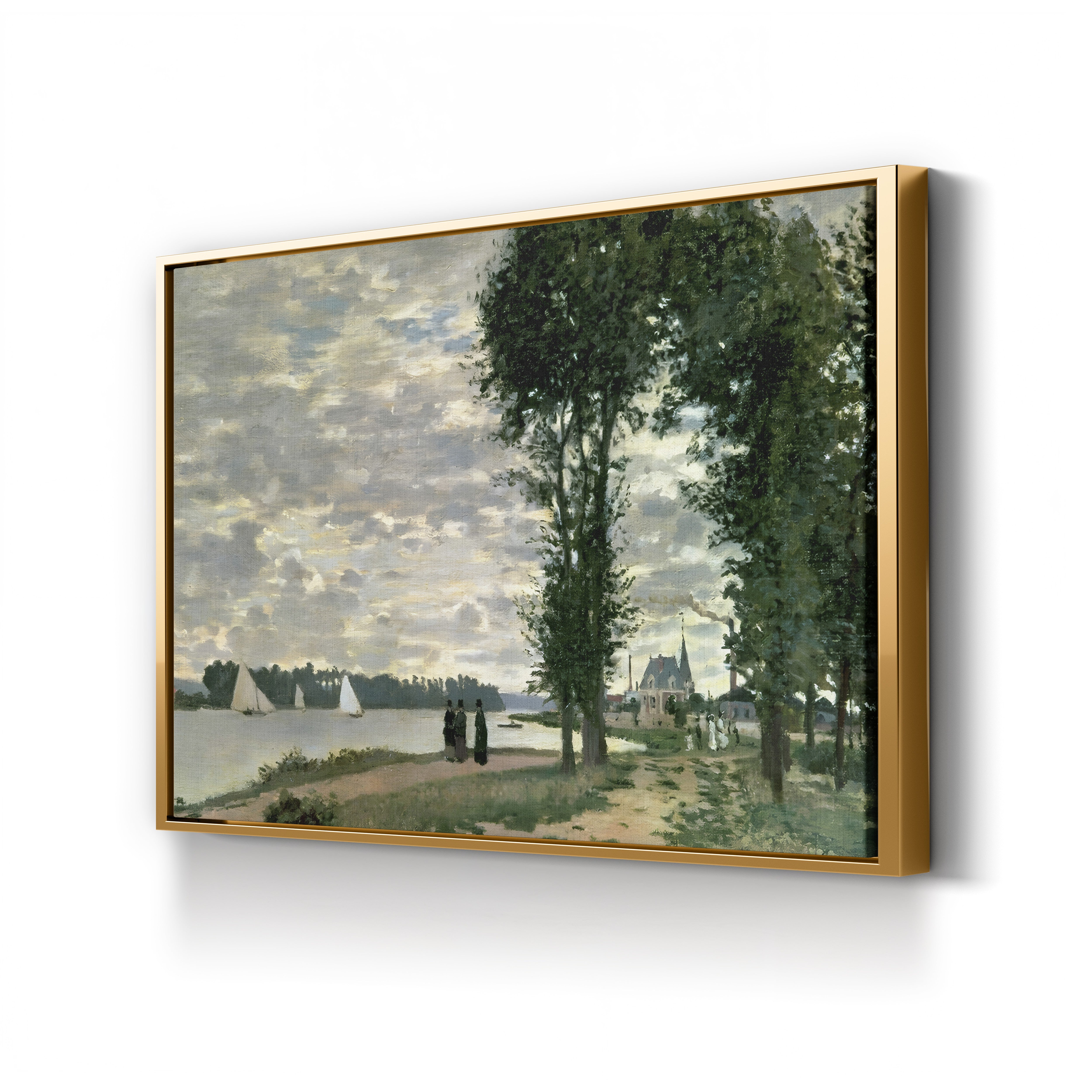 The Banks of the Seine at Argenteuil (Bords de la Seine à Argenteuil), 1872 by Claude Monet