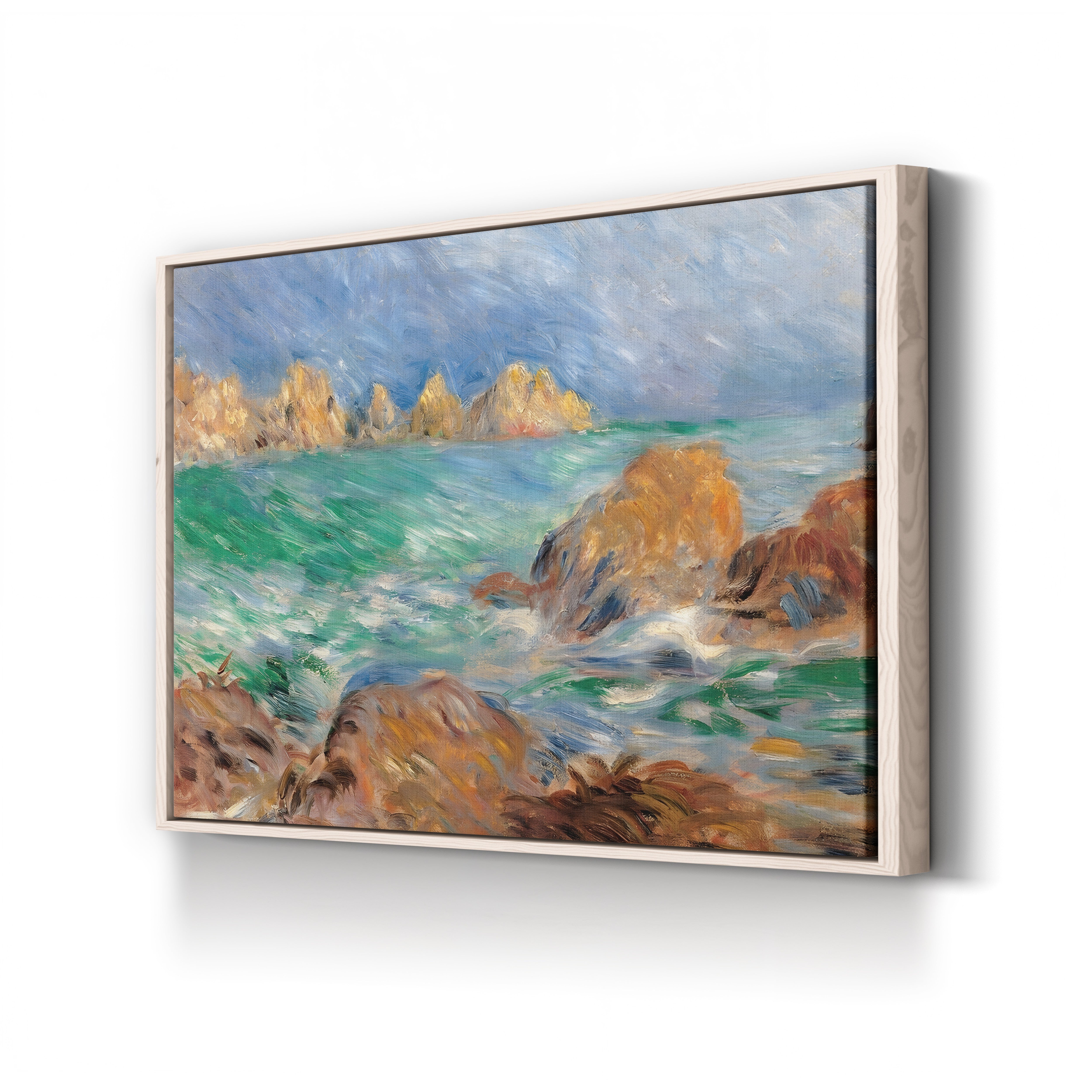 Marine, Guernsey, c. 1883 – Renoir Wall Art | Impressionist Seascape