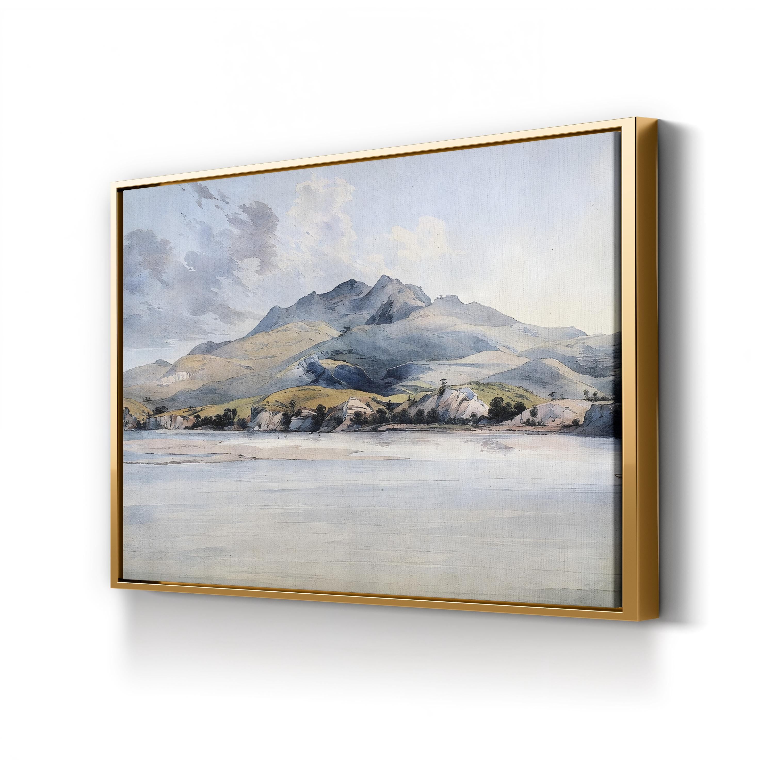 Bijoux Hills Missouri River Lithograph – Period Illustration Wall Art | Vintage American Canvas Print