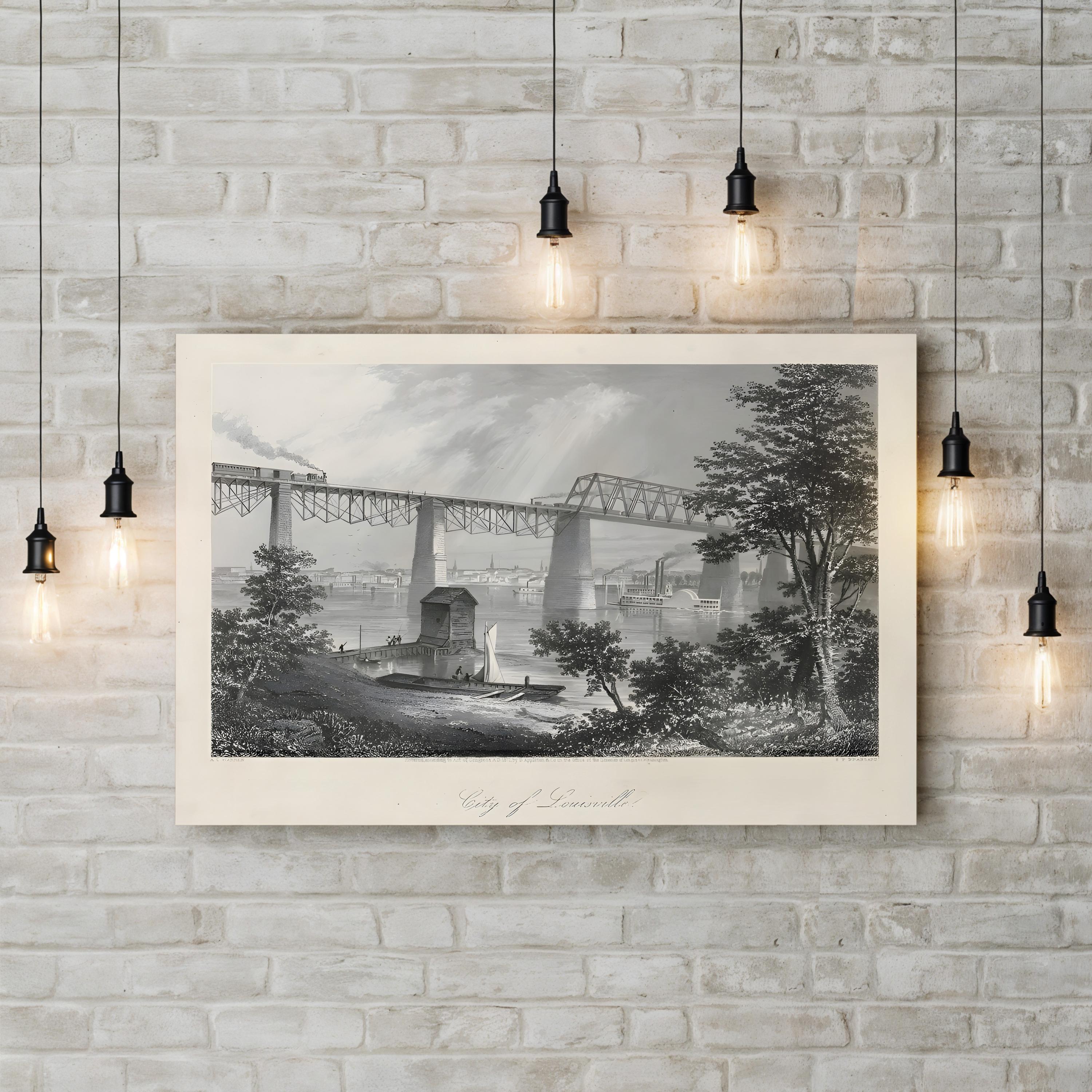 City of Louisville Wall Art by William Cullen Bryant