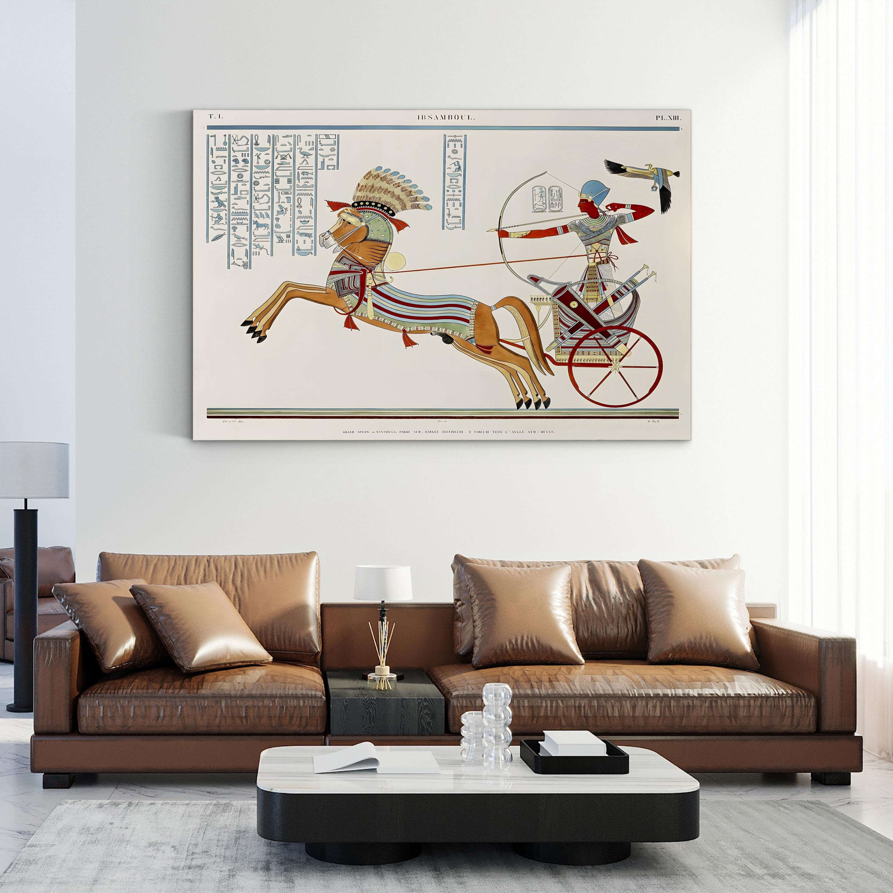Egyptian Chariots I Wall Art – Jean-François Champollion