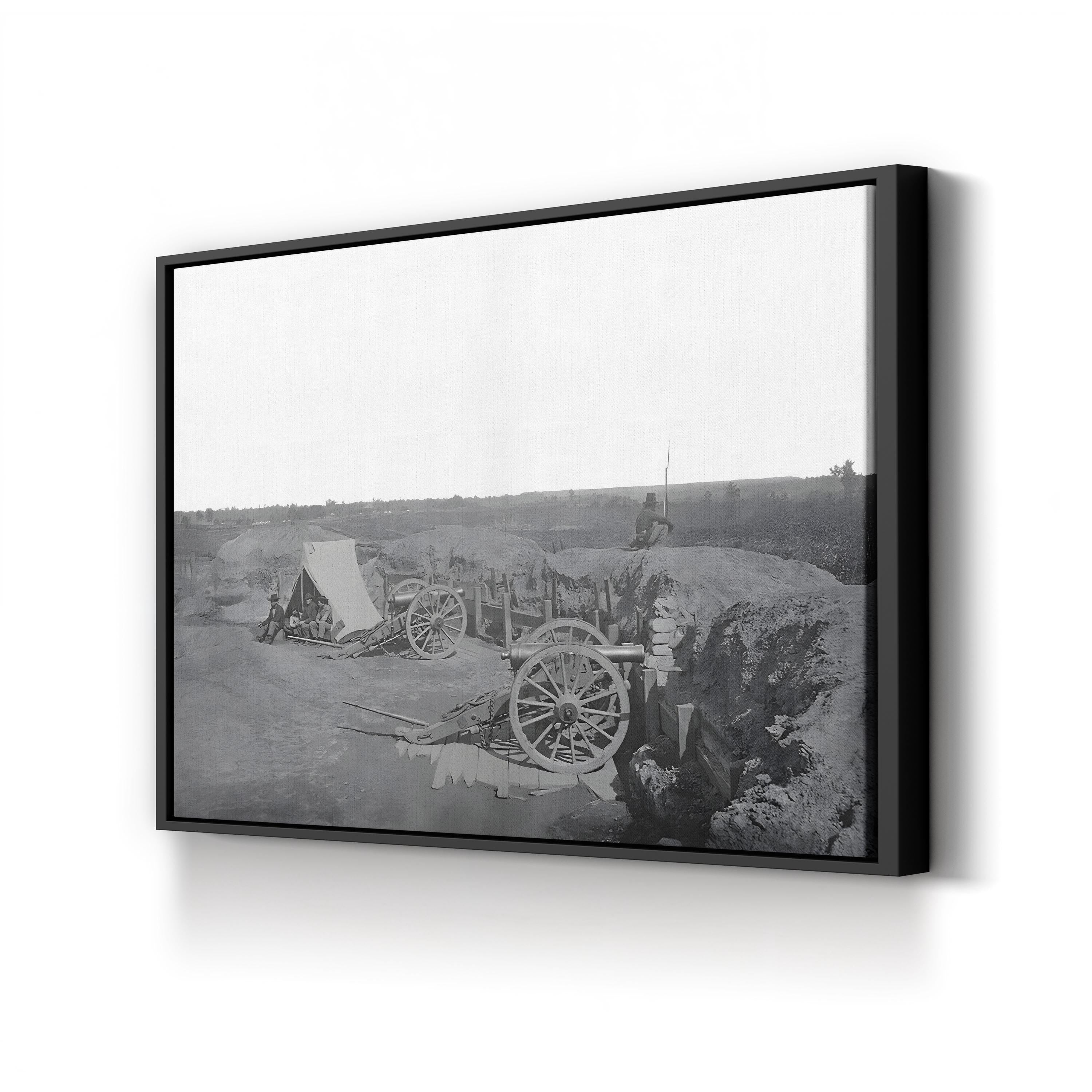 Fortifications in Front of Atlanta, Georgia, During the American Civil War Wall Art