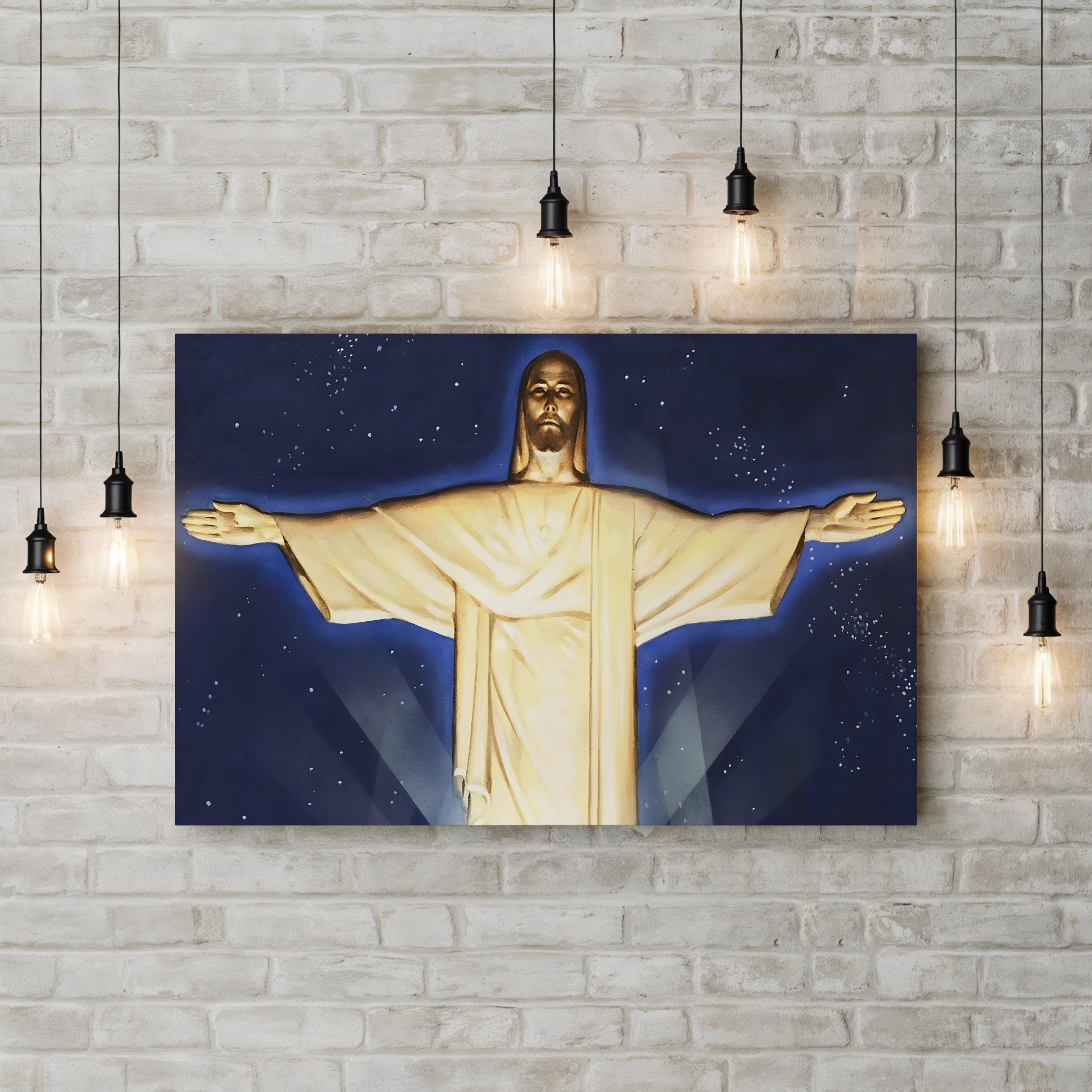 Christ the Redeemer Canvas Art: Inspirational Religious Home Decor