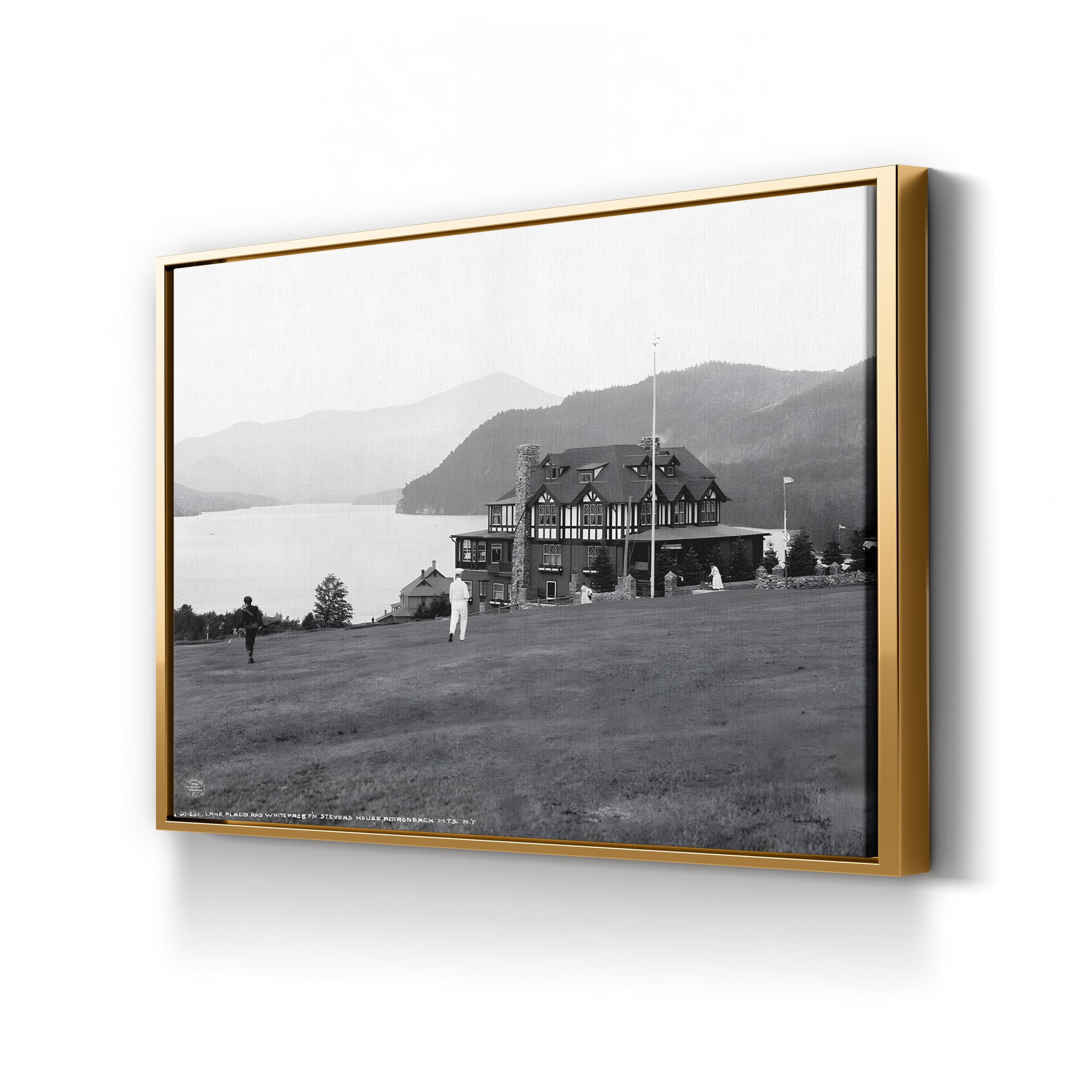 Lake Placid and Whiteface Mountain, Adirondack Mountains, New York (c.1909) Wall Art