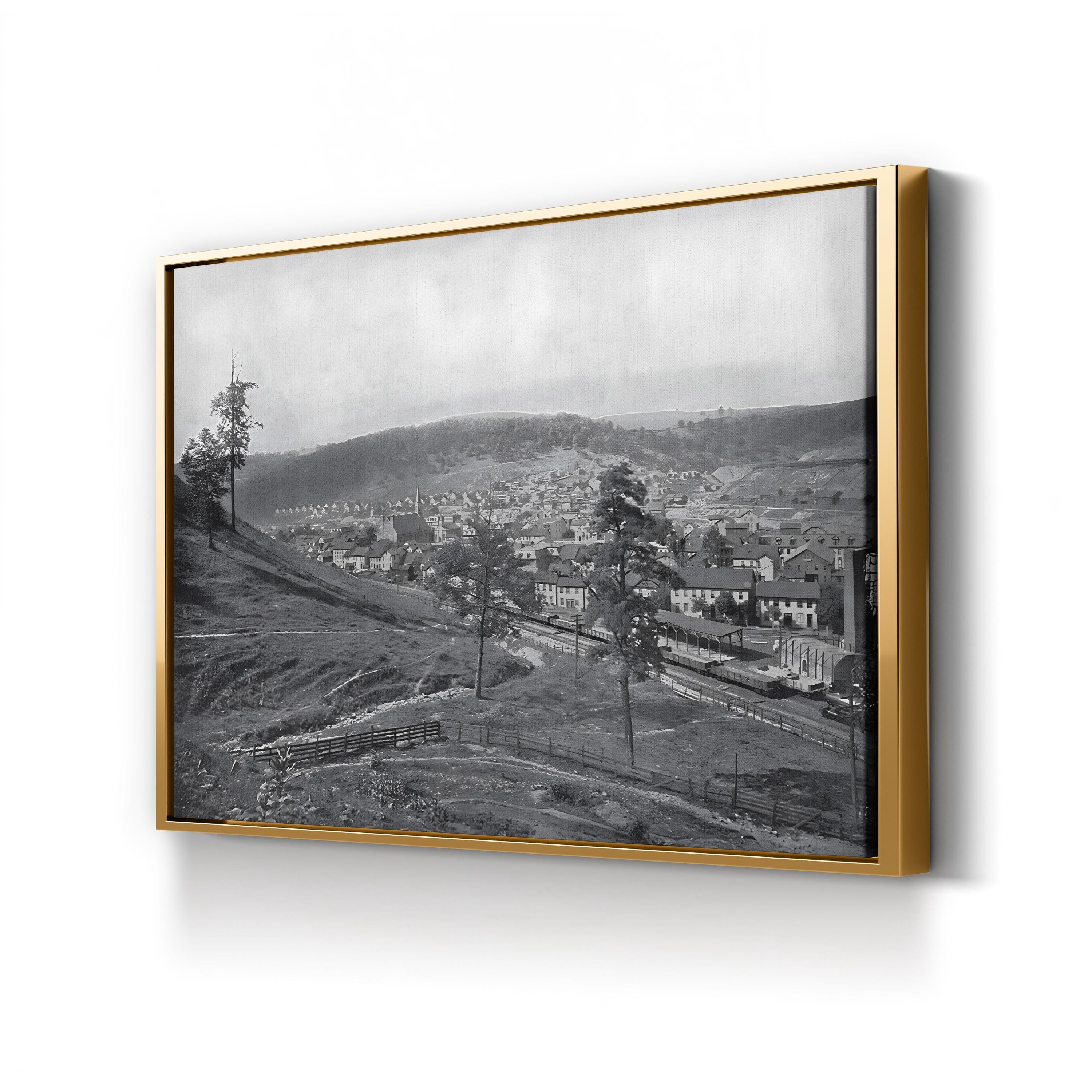 Pennsylvania, Johnstown, c.1890 Wall Art | Early American Town Landscape Photography