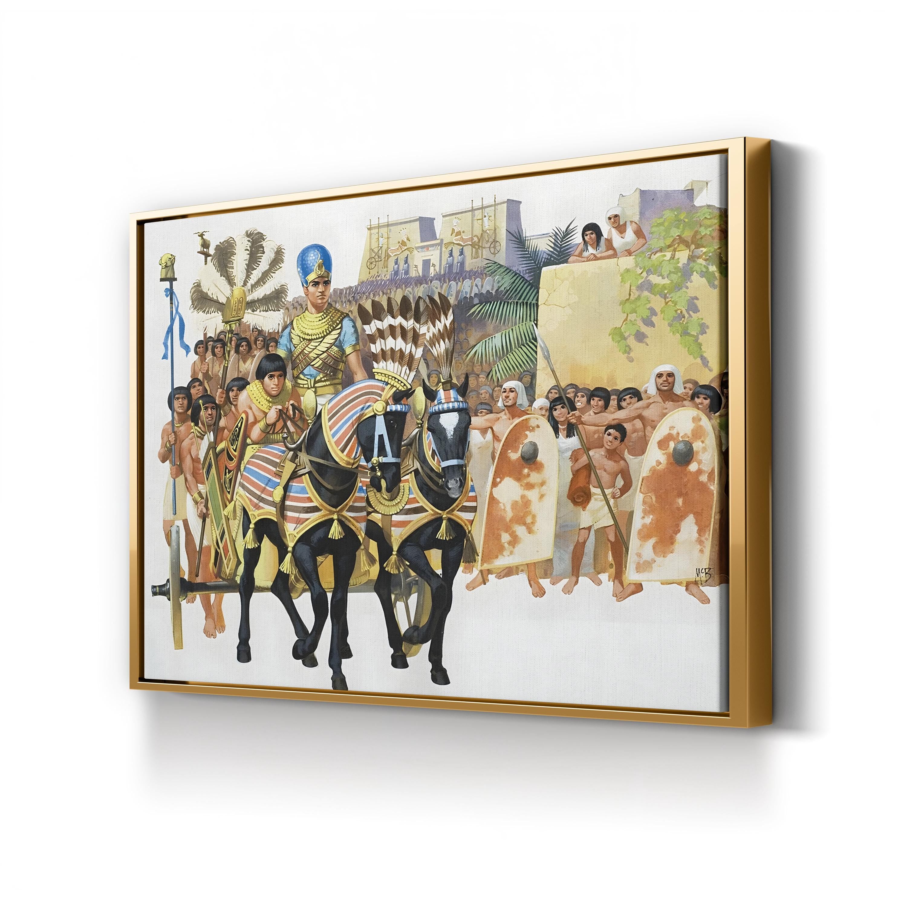 Red Bird Wall Art by Angus McBride – Vintage Illustrated Scene Print
