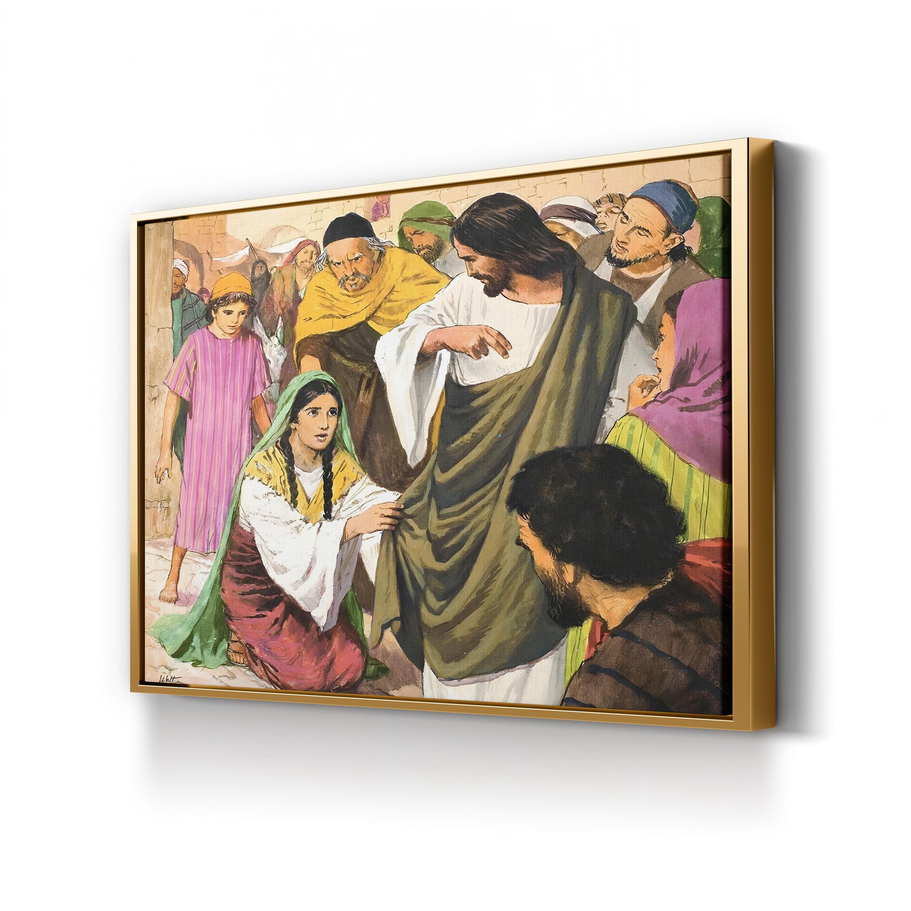 The Amazing Love of Jesus by Clive Uptton – Vintage Christian Illustration Wall Art