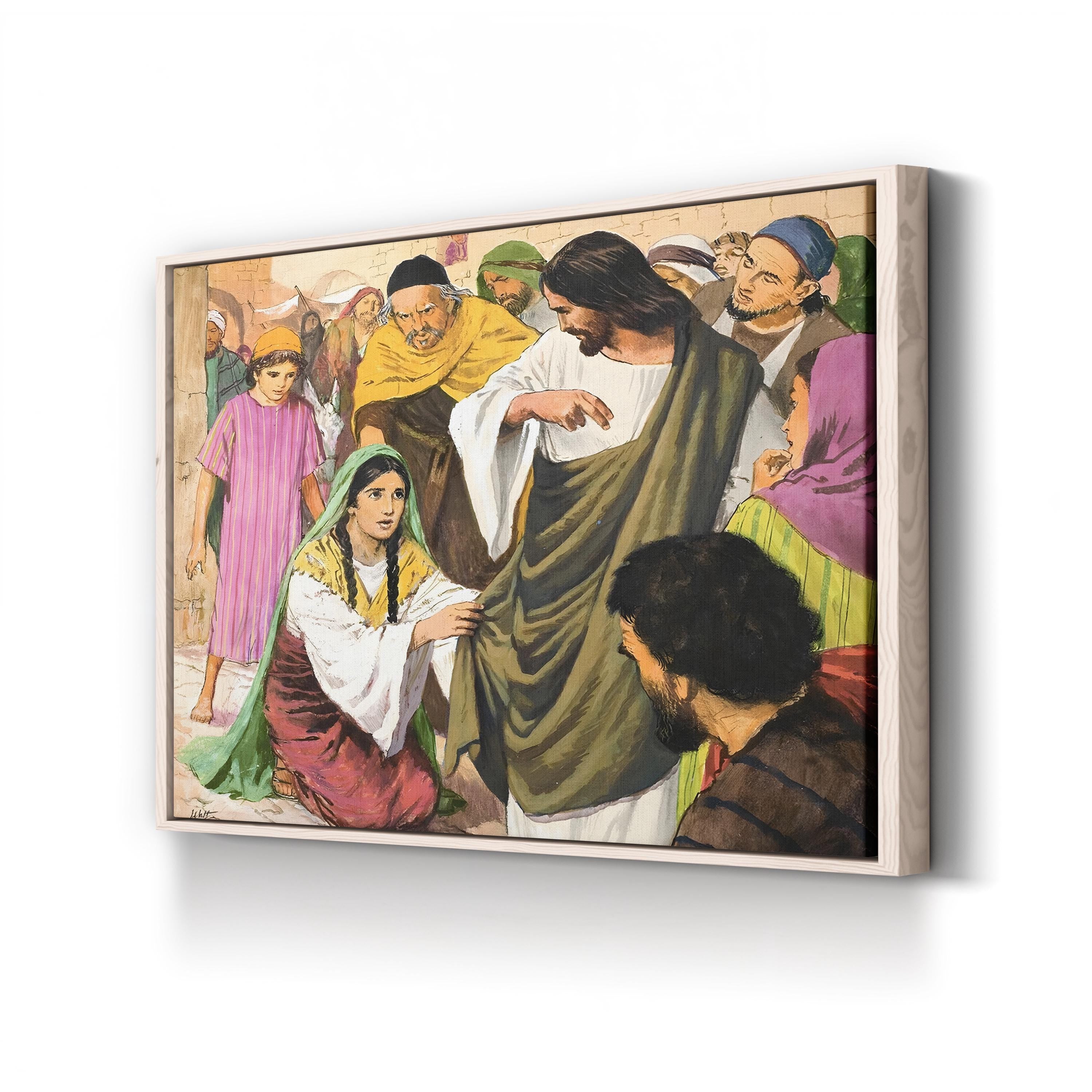 The Amazing Love of Jesus by Clive Uptton – Vintage Christian Illustration Wall Art