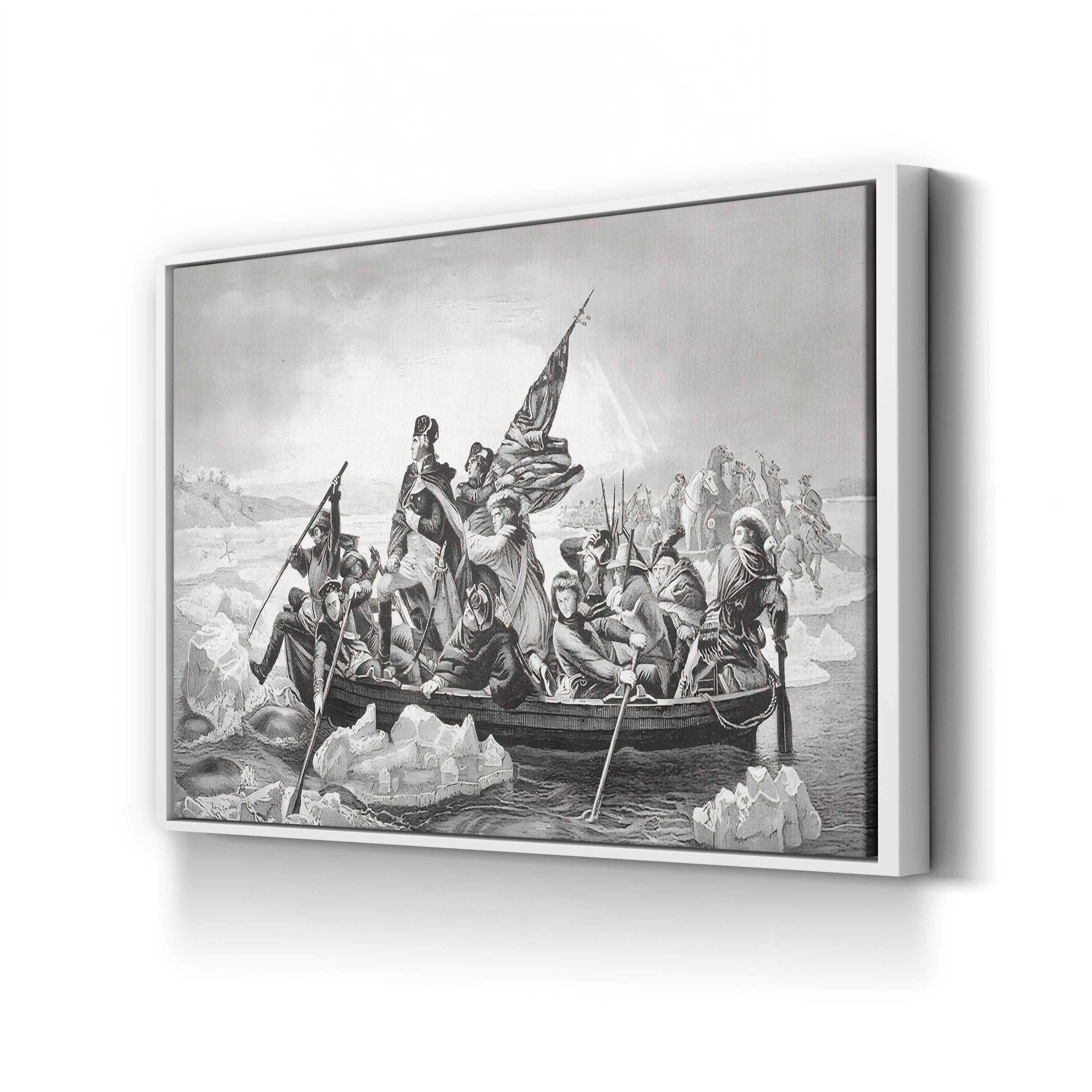 Washington Crossing the Delaware – Emanuel Leutze Wall Art | Revolutionary War Canvas Print