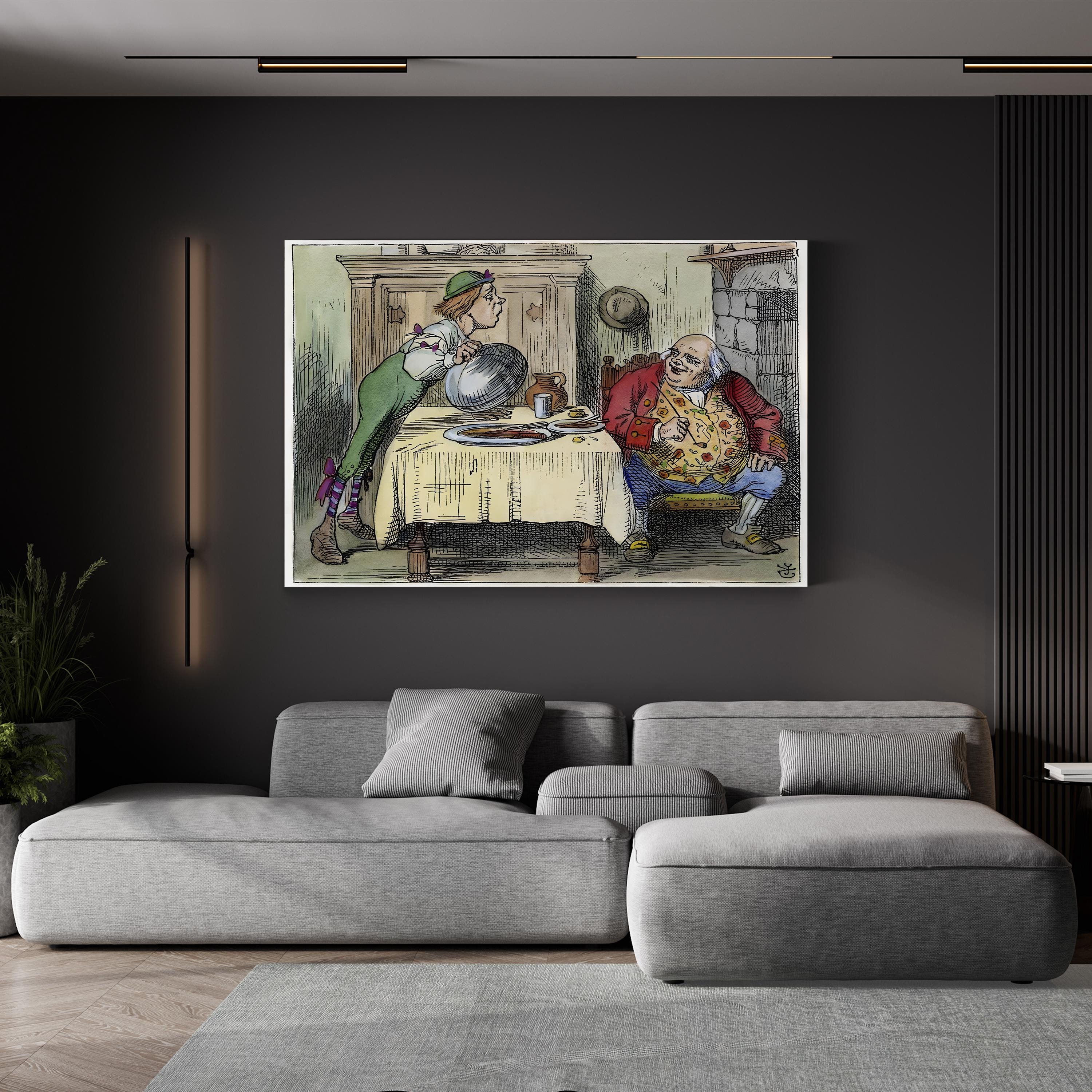 You Are Old, Father William, c. 1865 by John Tenniel gallery-wrapped canvas print