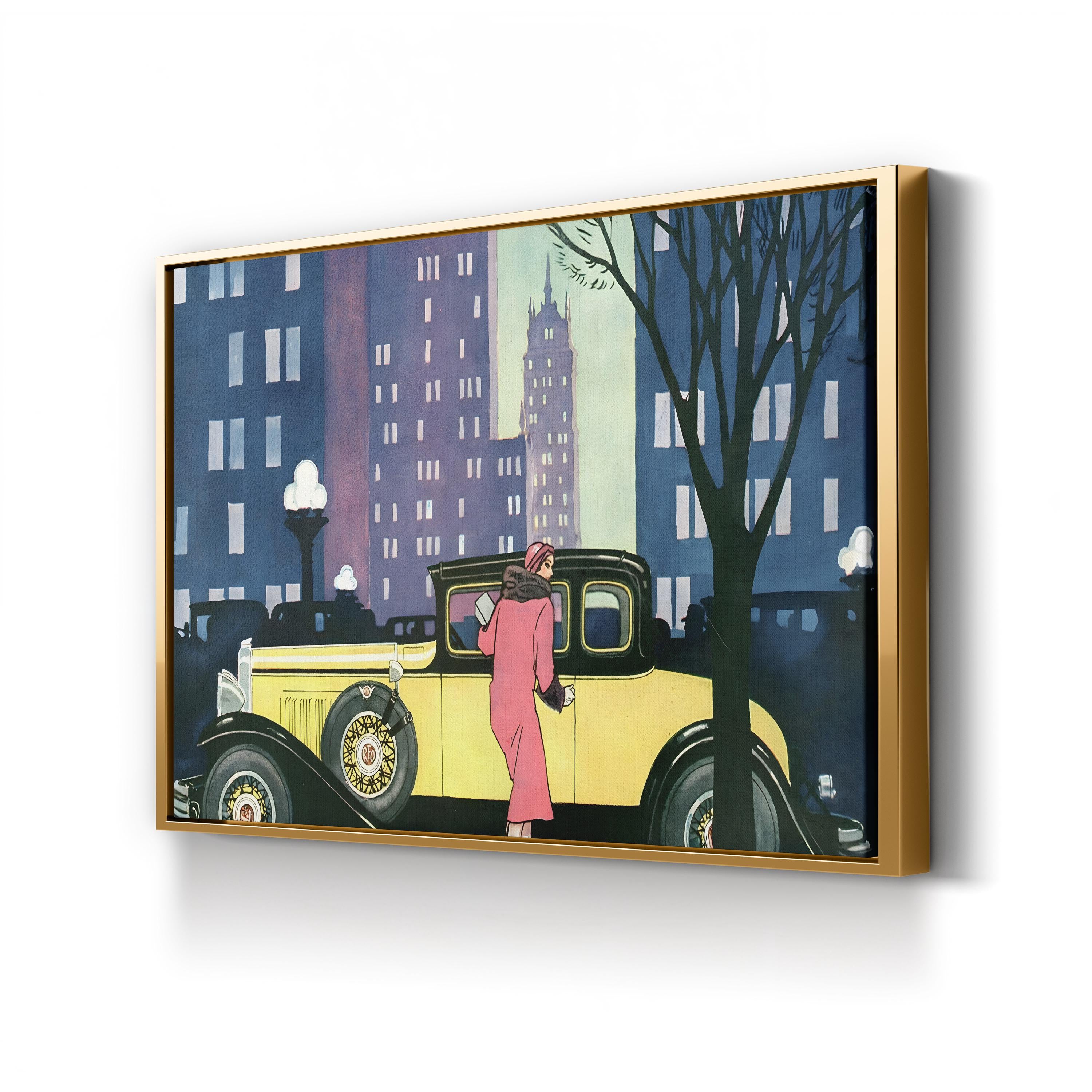 1930s REO Magazine Advertisement Wall Art – Vintage American Automotive Illustration Print