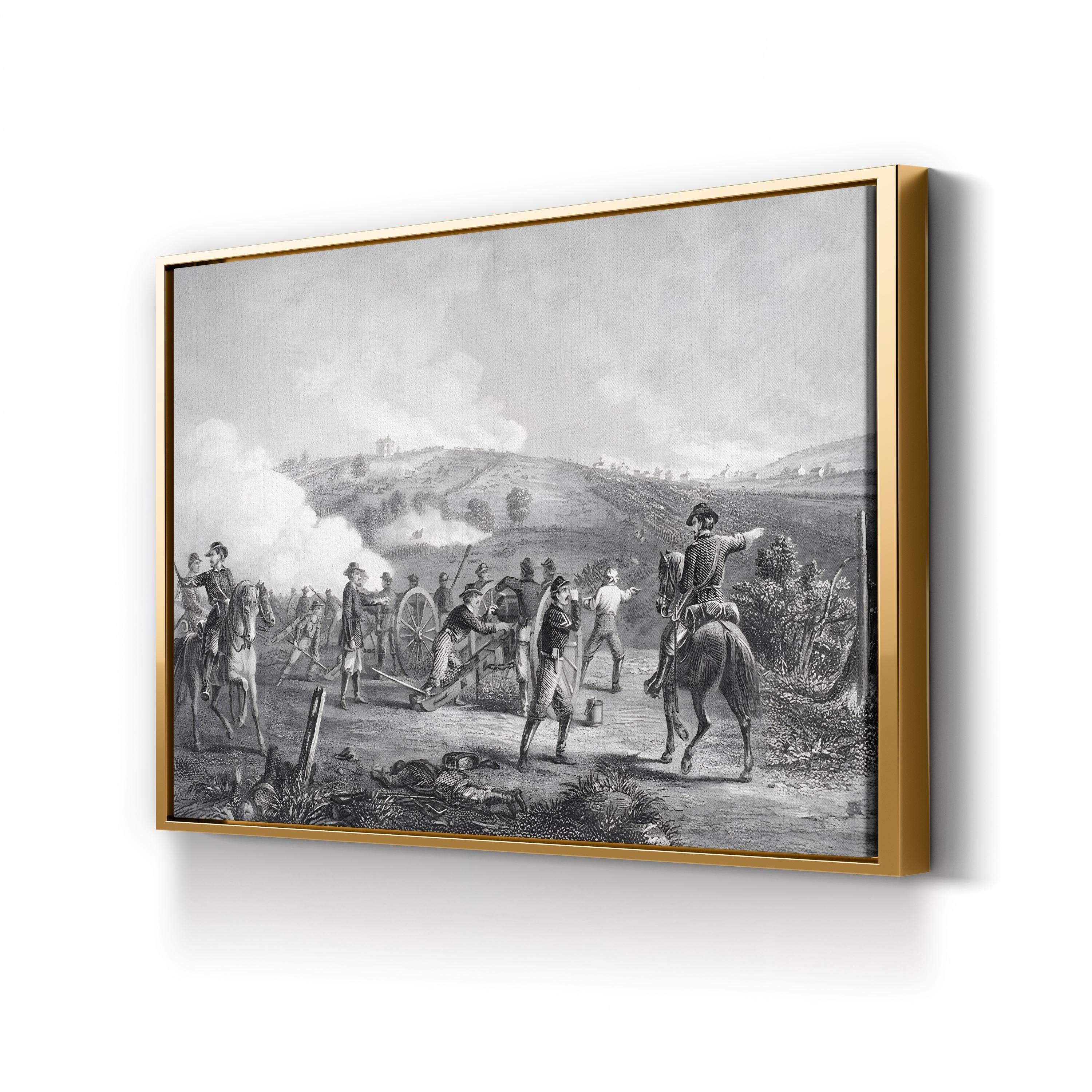 Battle of Gettysburg, Pennsylvania 1863 Wall Art — J. R. Chapin Civil War Illustration