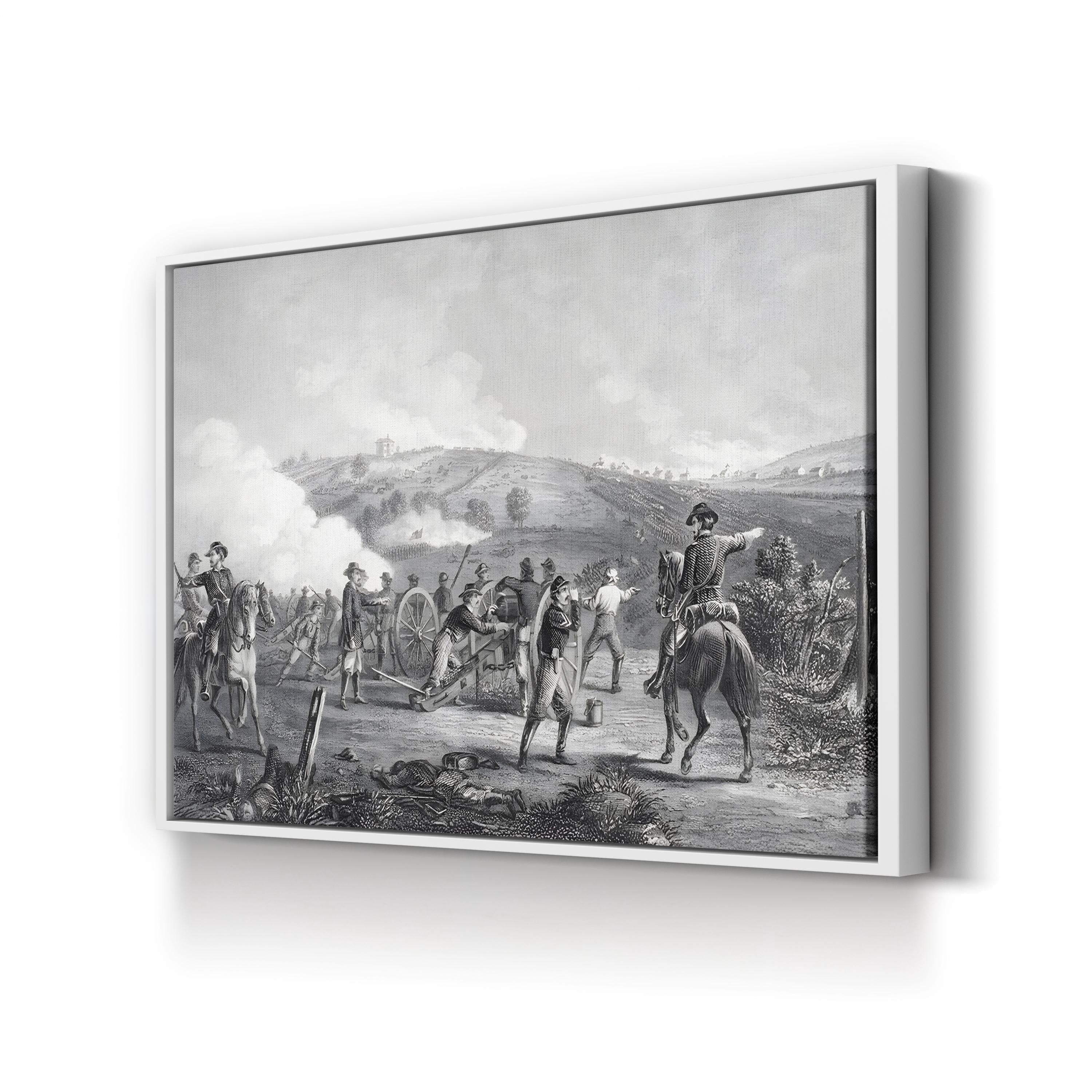 Battle of Gettysburg, Pennsylvania 1863 Wall Art — J. R. Chapin Civil War Illustration